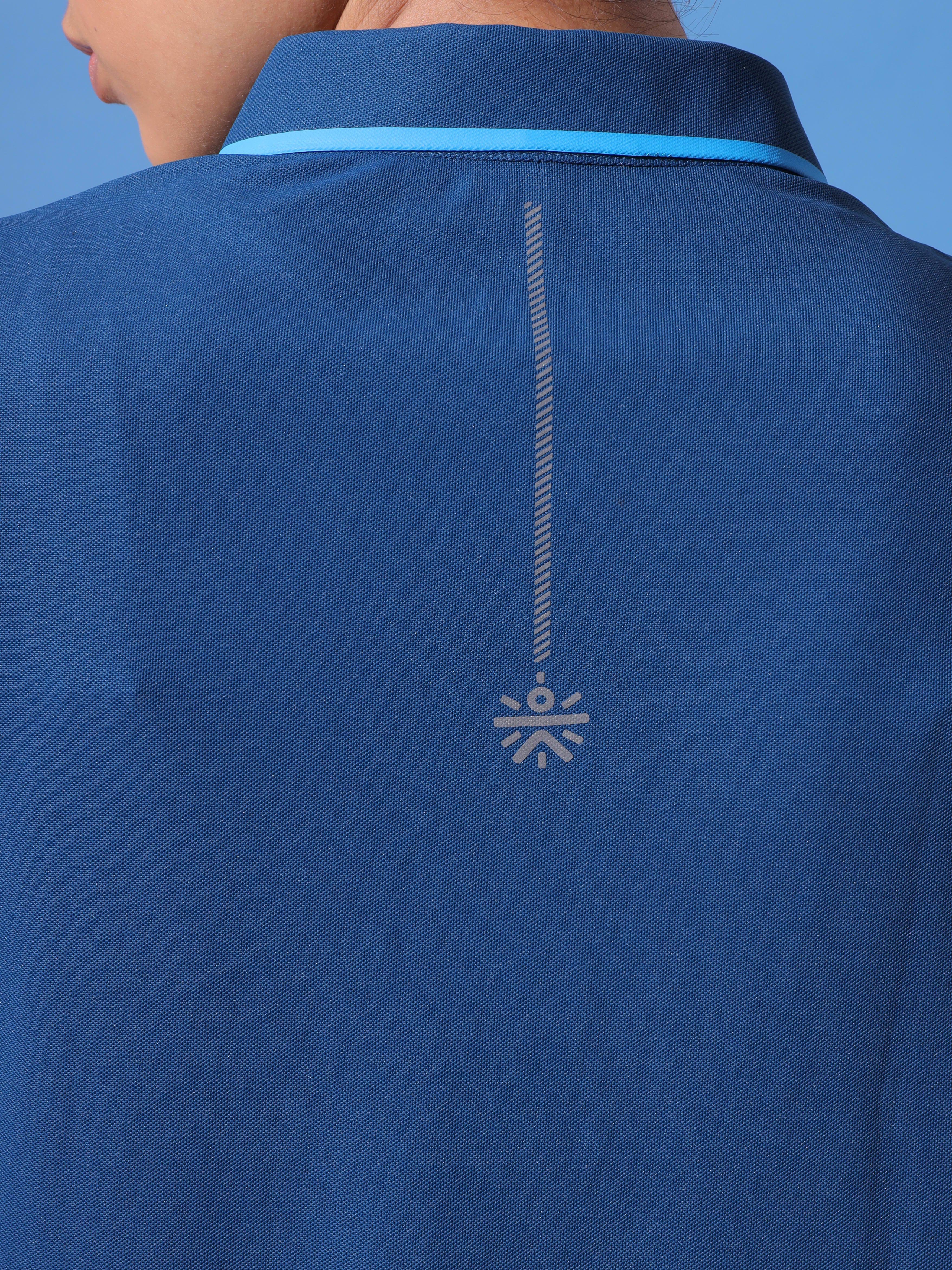 Women's Bonded Plum Polo T-shirt