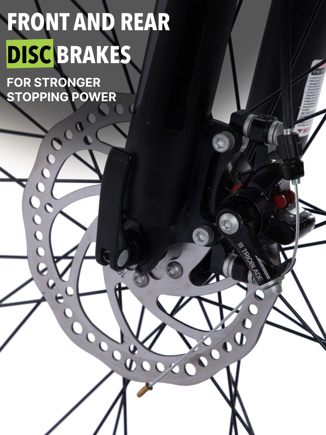 DAUNTLESS21S27.5TBLACK Steel 21 Speed Shimano Gear 27.5 inch Mountain Cycle, Dual Disc Brake, Front Suspension and Double Wall Rim