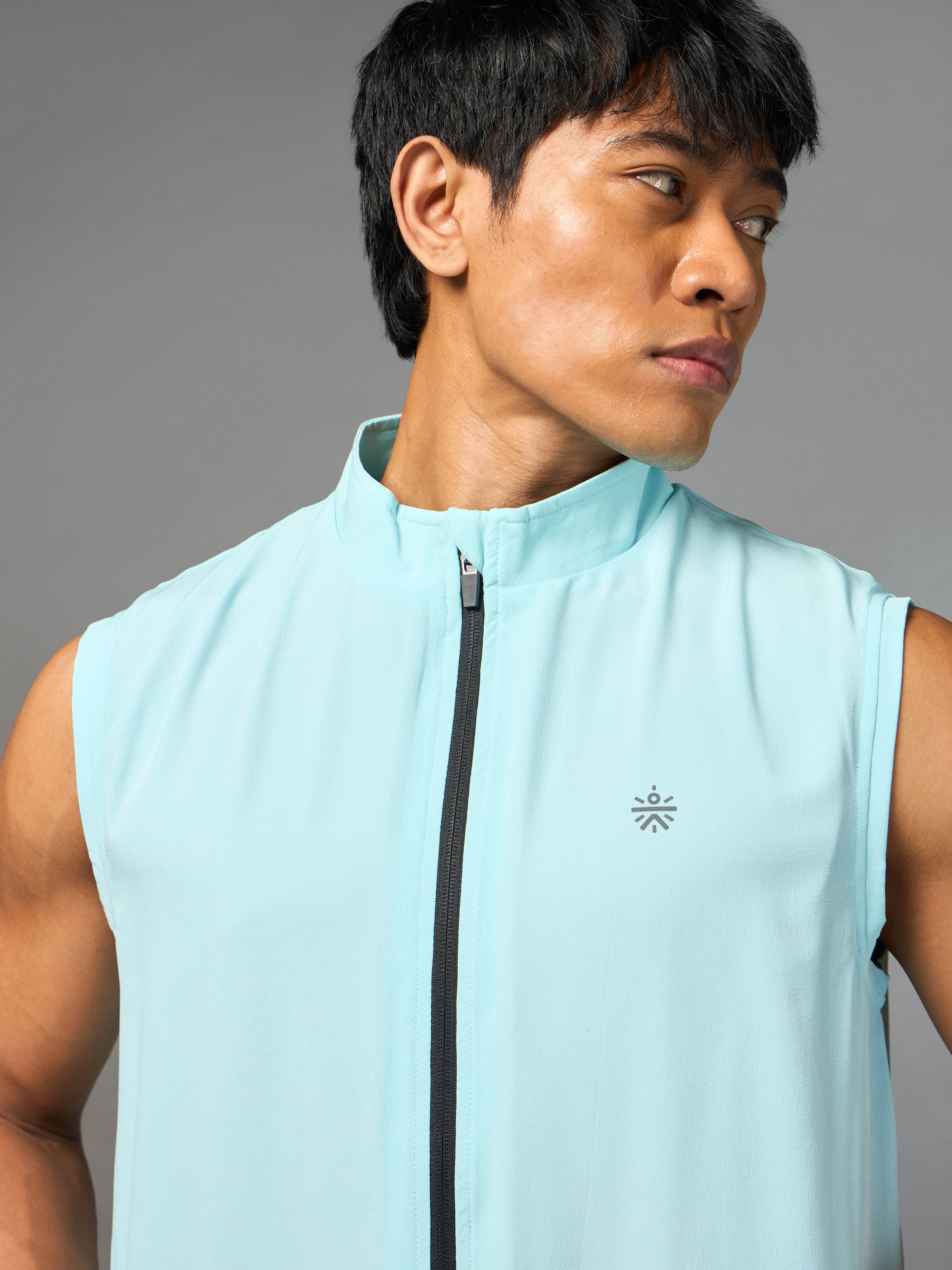 Dawn to Dusk SkyBlue Running Gillet