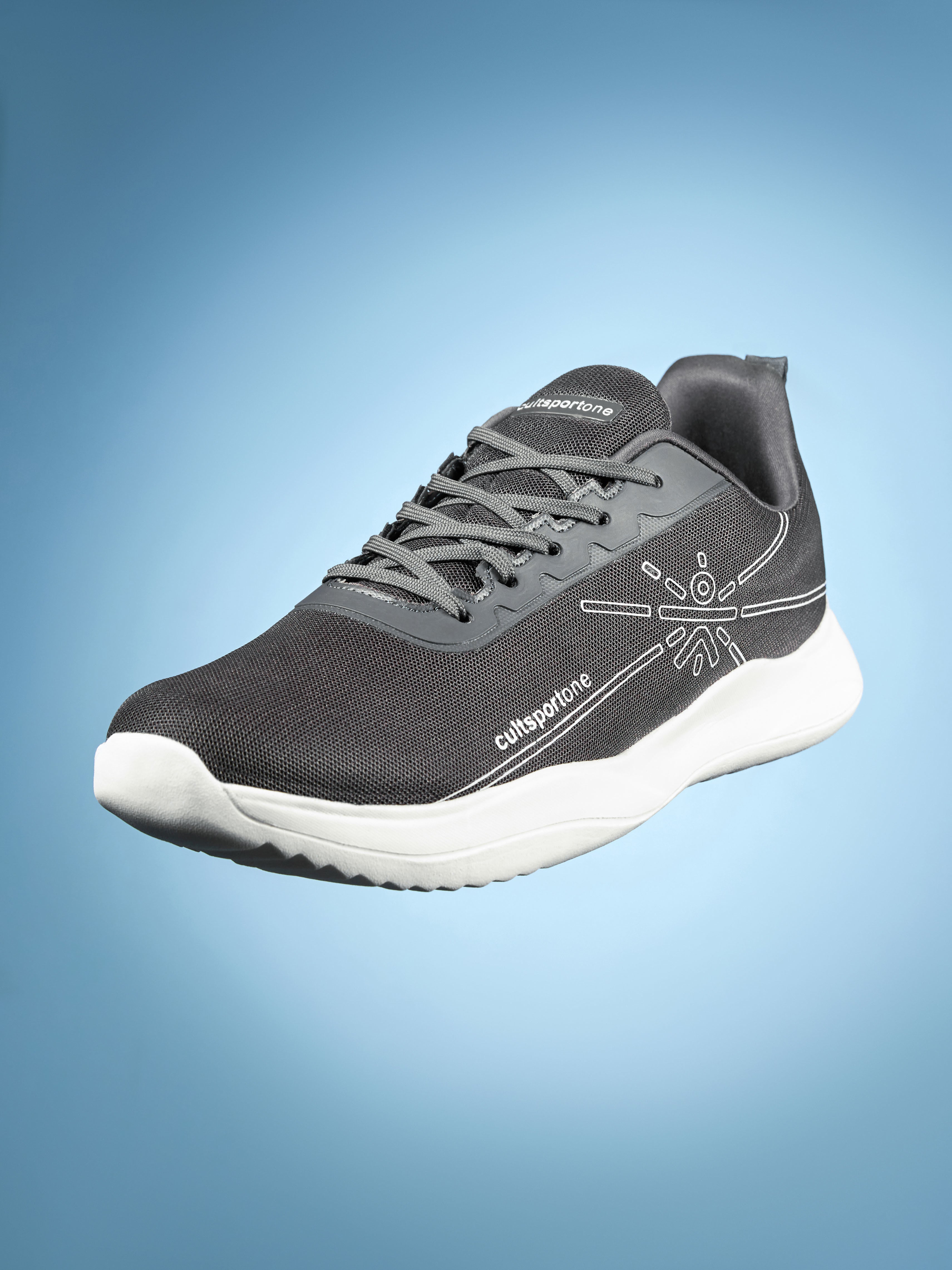 cult Rush Men Running Shoes - Dark Grey