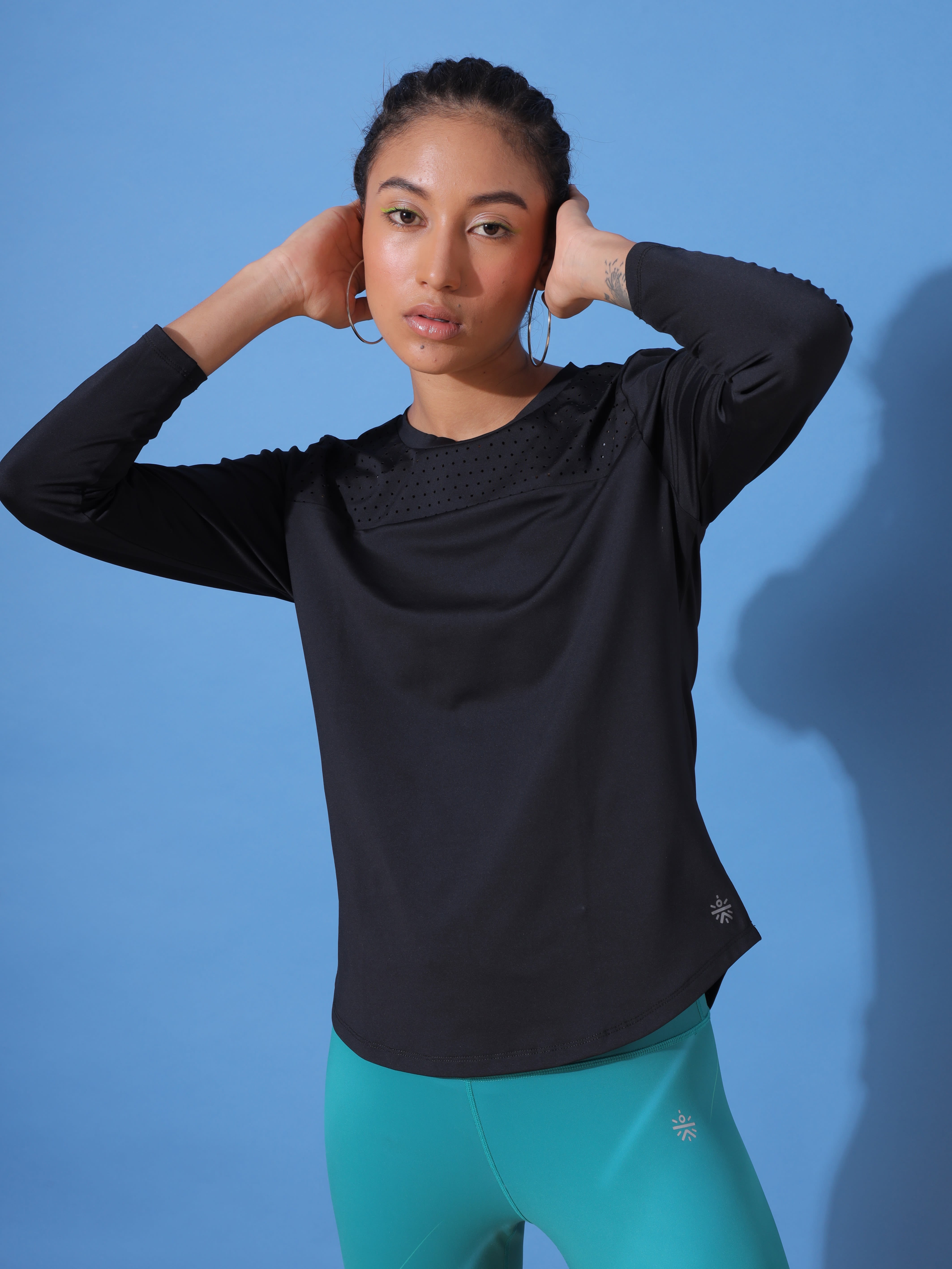 Lasercut Panel Workout T-shirt