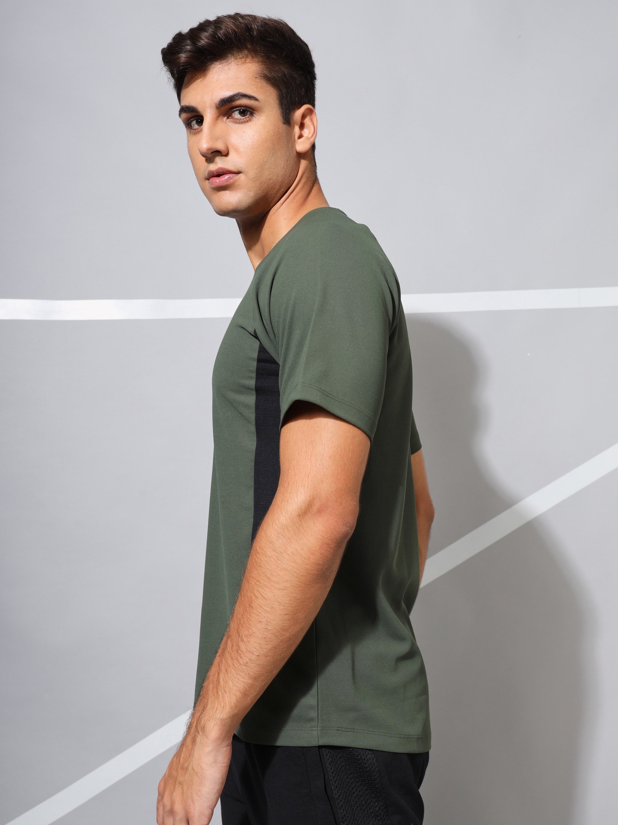 Colourblock Panel Active T-shirt