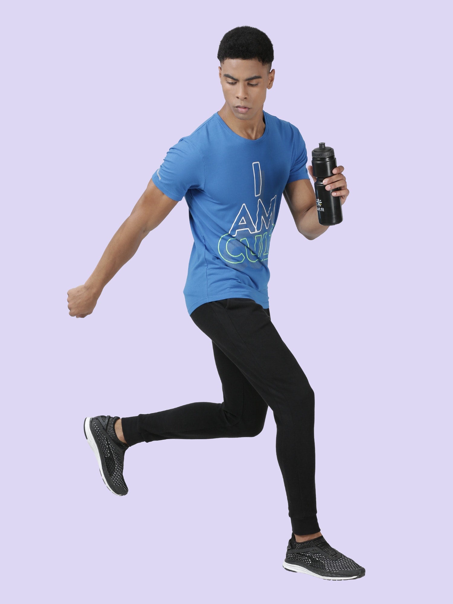 Signature I Am Cult Blue Cotton Tee