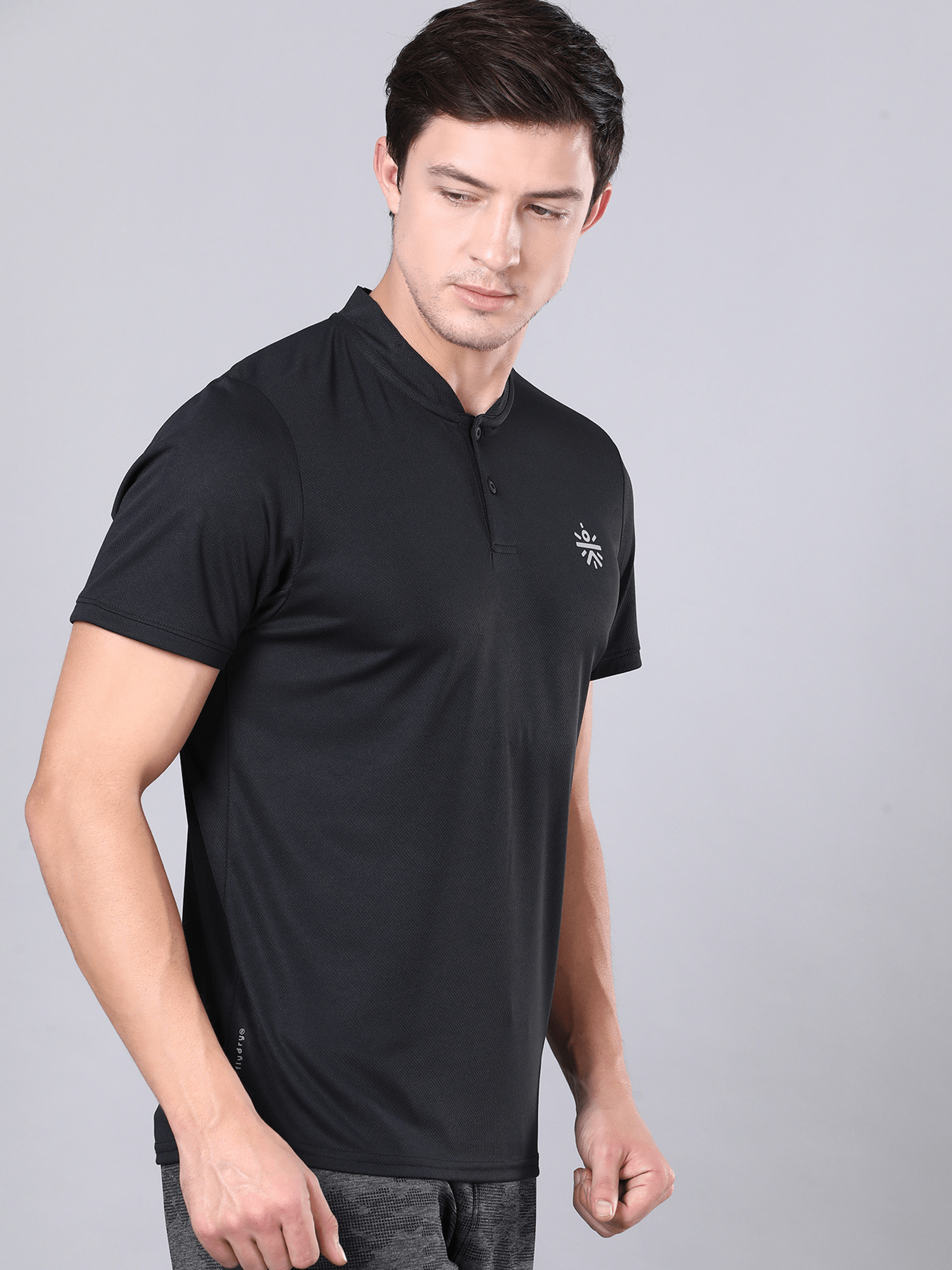 Vital Scheme Black Workout Tee