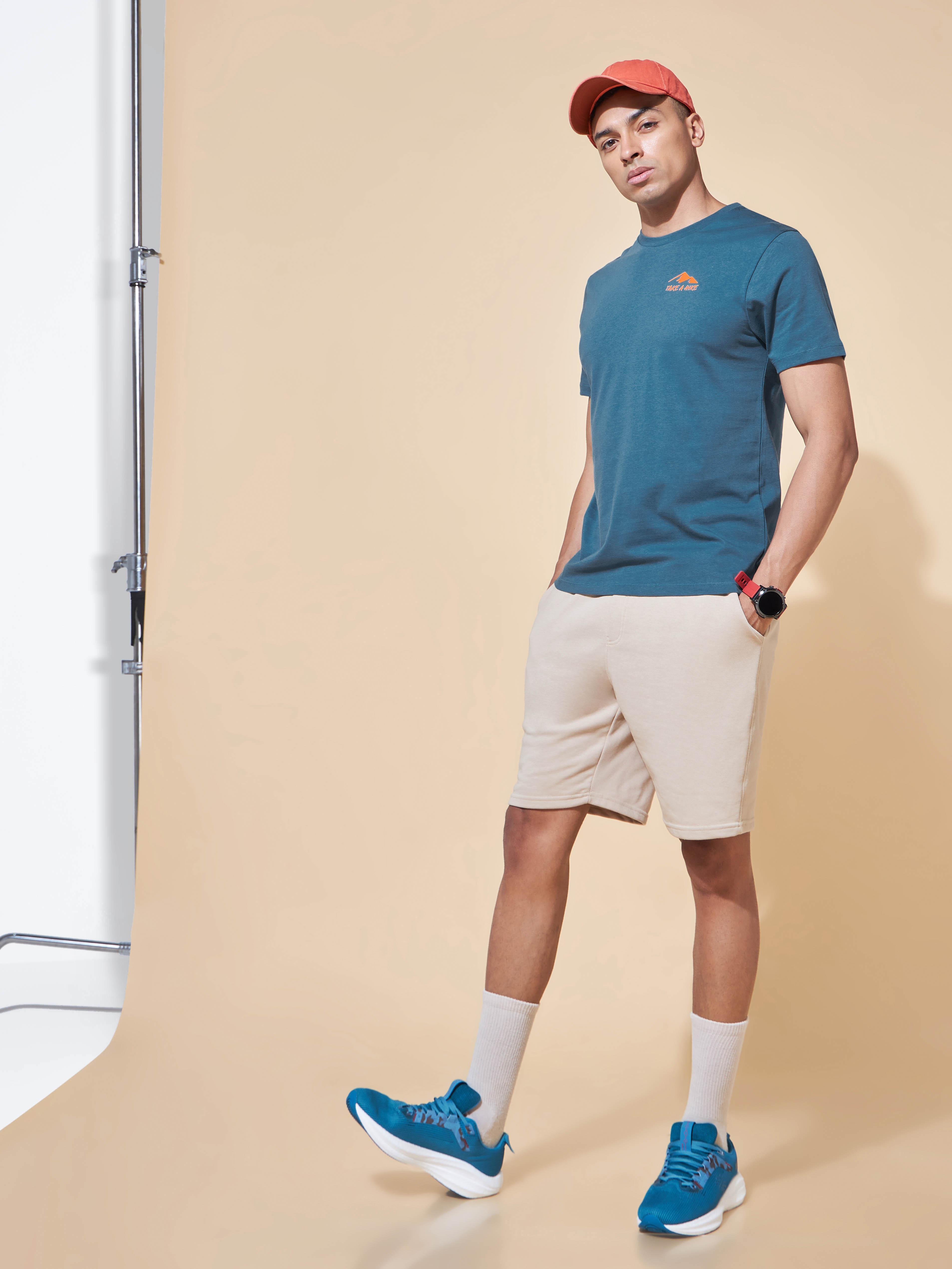 Take A Hike Miniature Print T-shirt