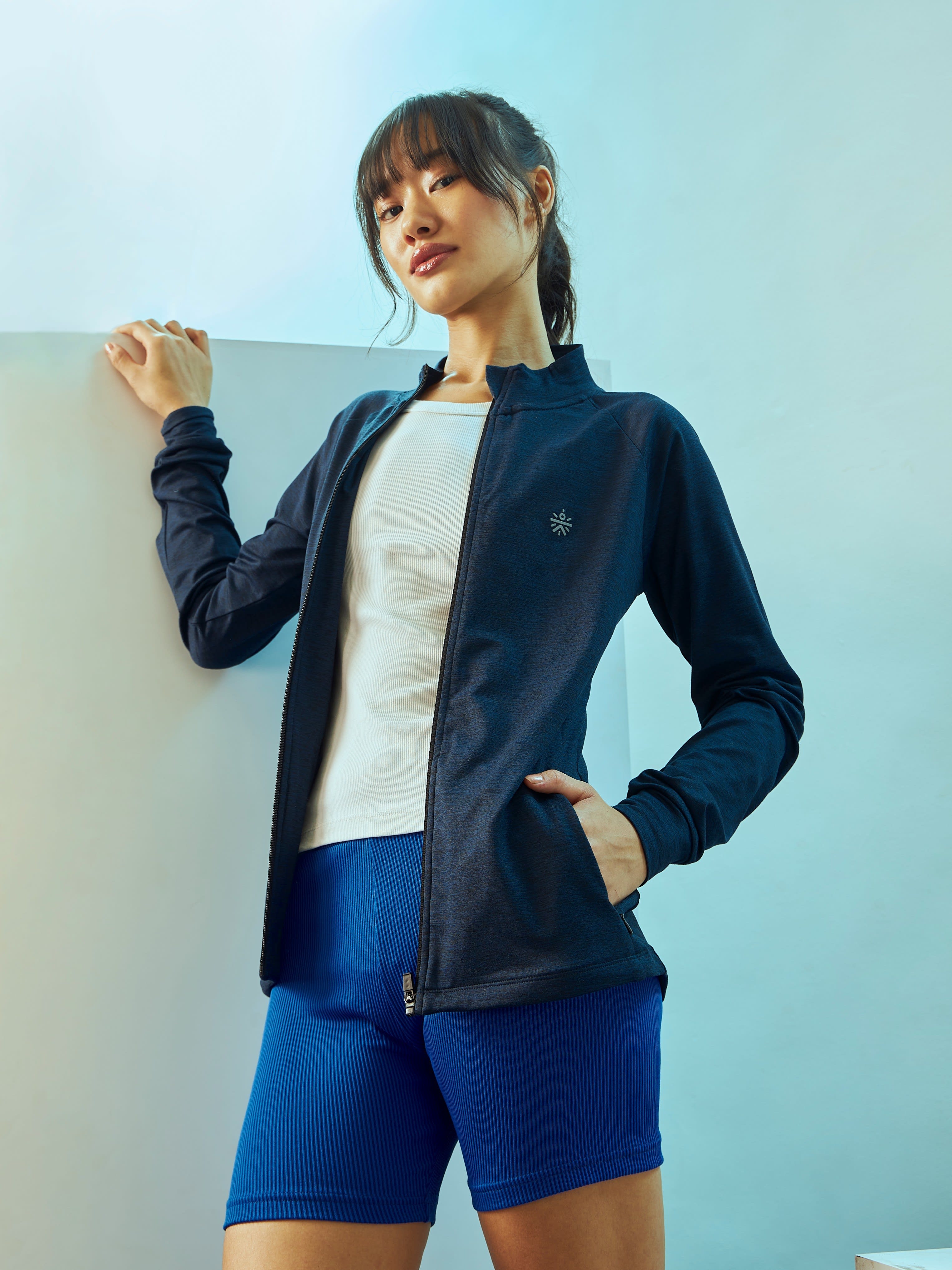 Zip-Front Jacket with Side Pockets