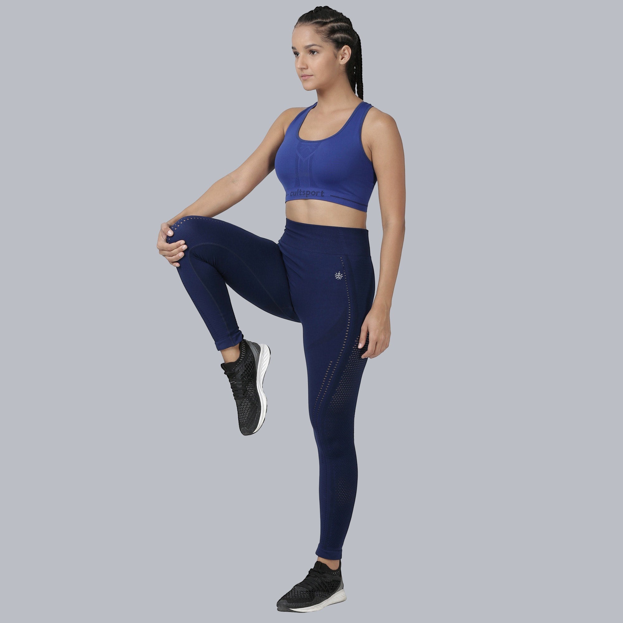 Yogini Serene Seamless Leggings Navy