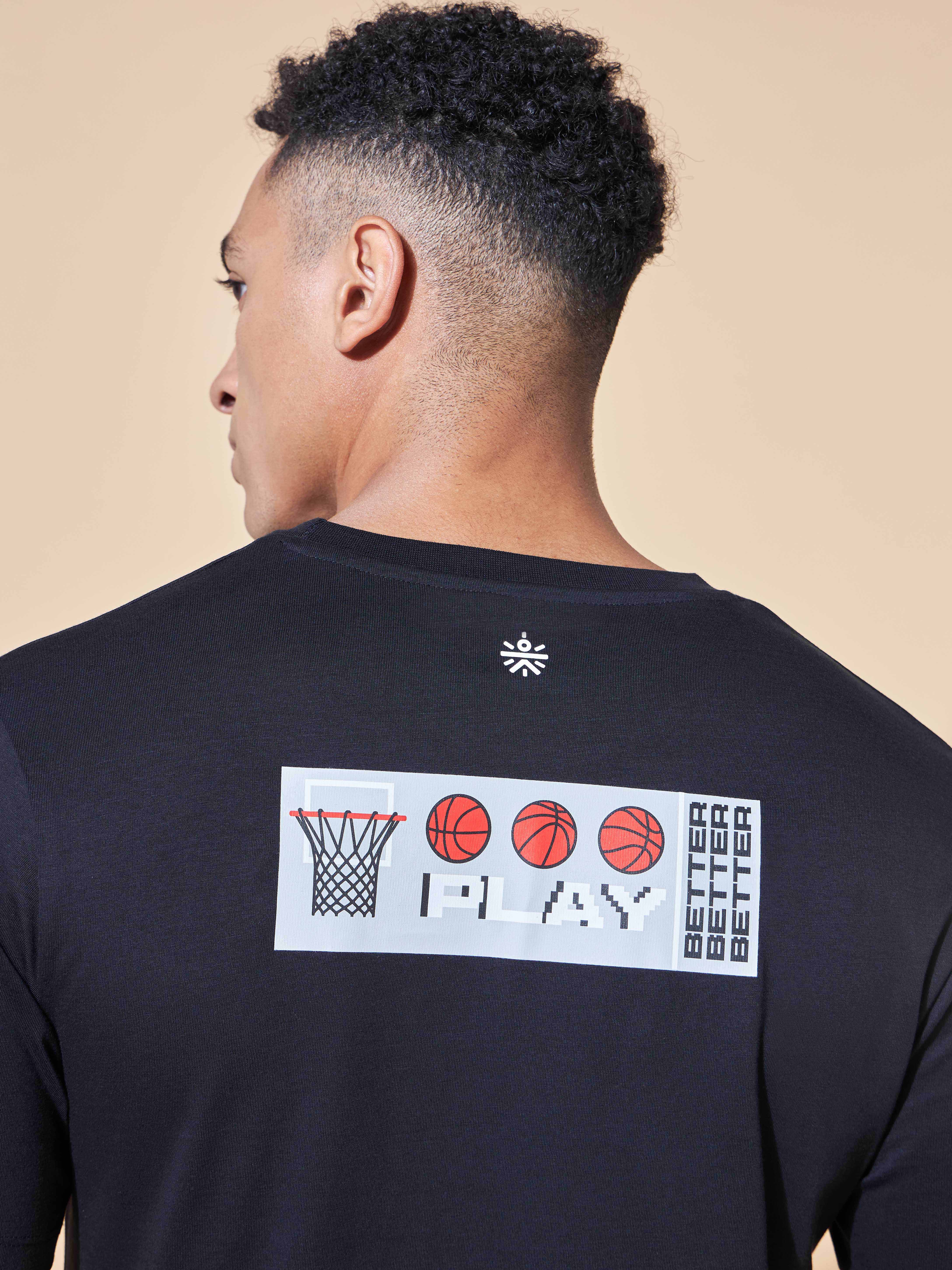 Play Basketball Digital Print T-shirt