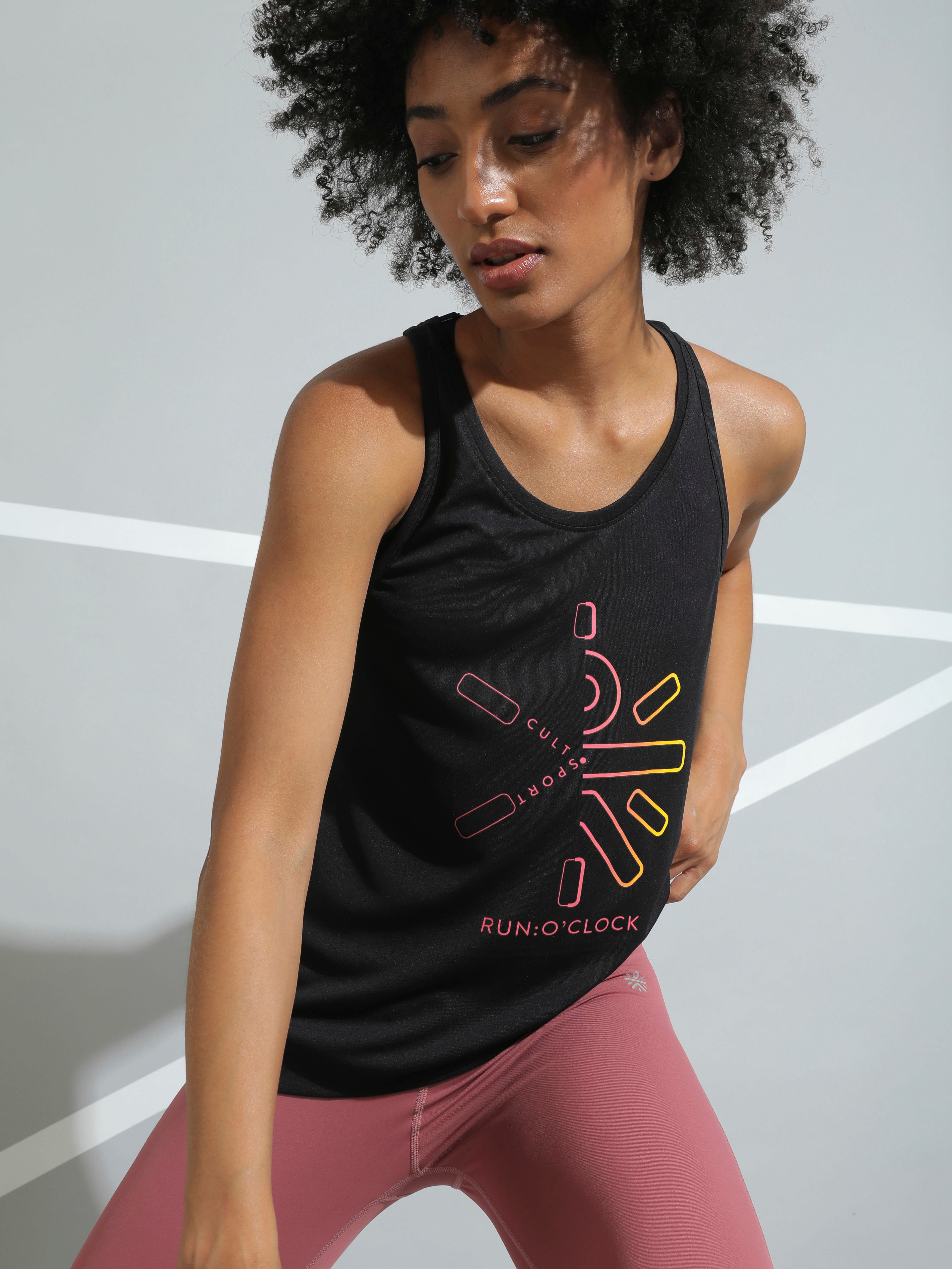 Ombre Logo Active Tank Top