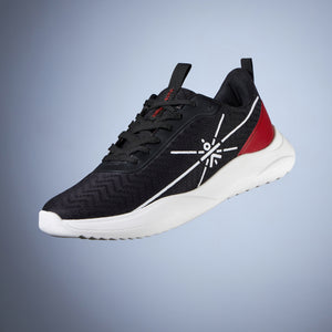 cult Racer Men Running Shoes - Black/Red