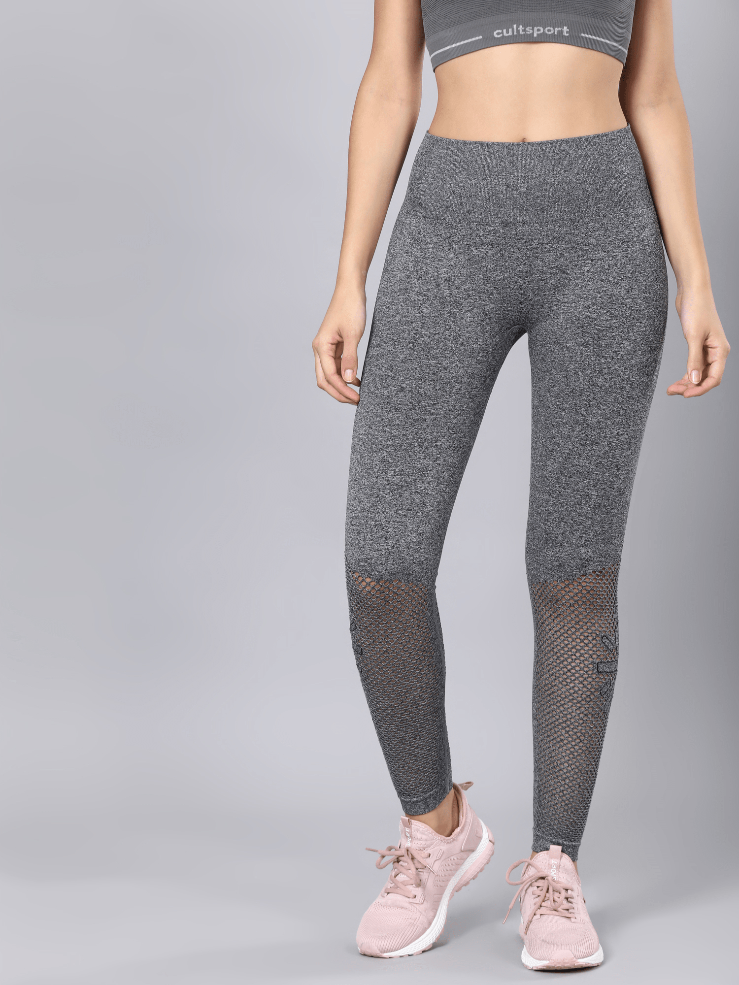 Yogini Comfort Dark Grey Seamless Leggings