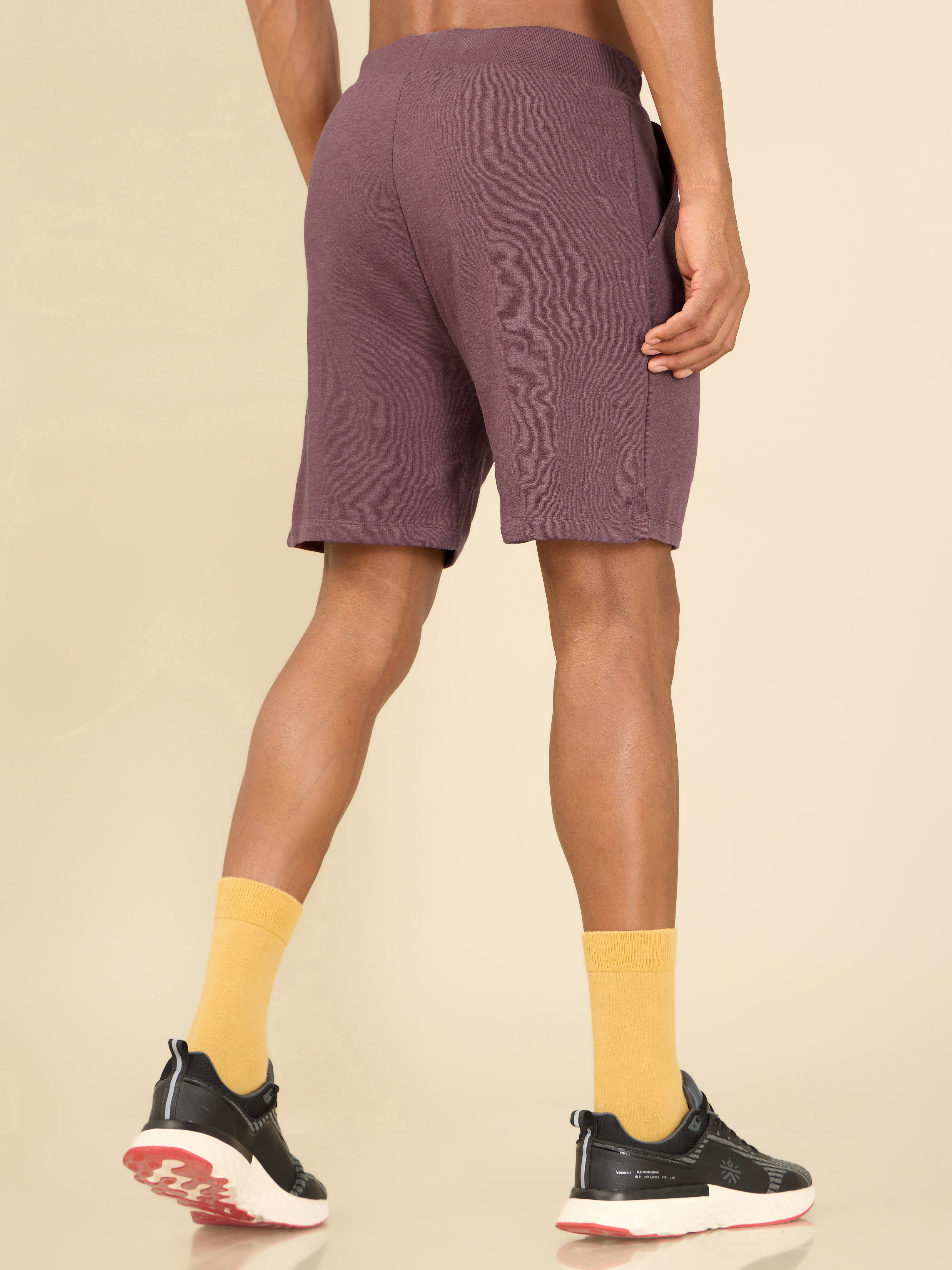Men Maroon Cult Club Shorts