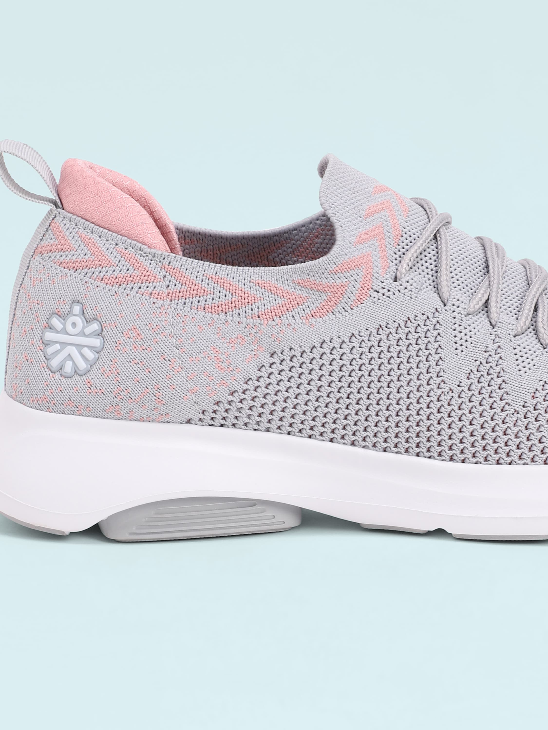 cult EZ+ Stride Women's Walking Shoes - Ash Grey/Peach