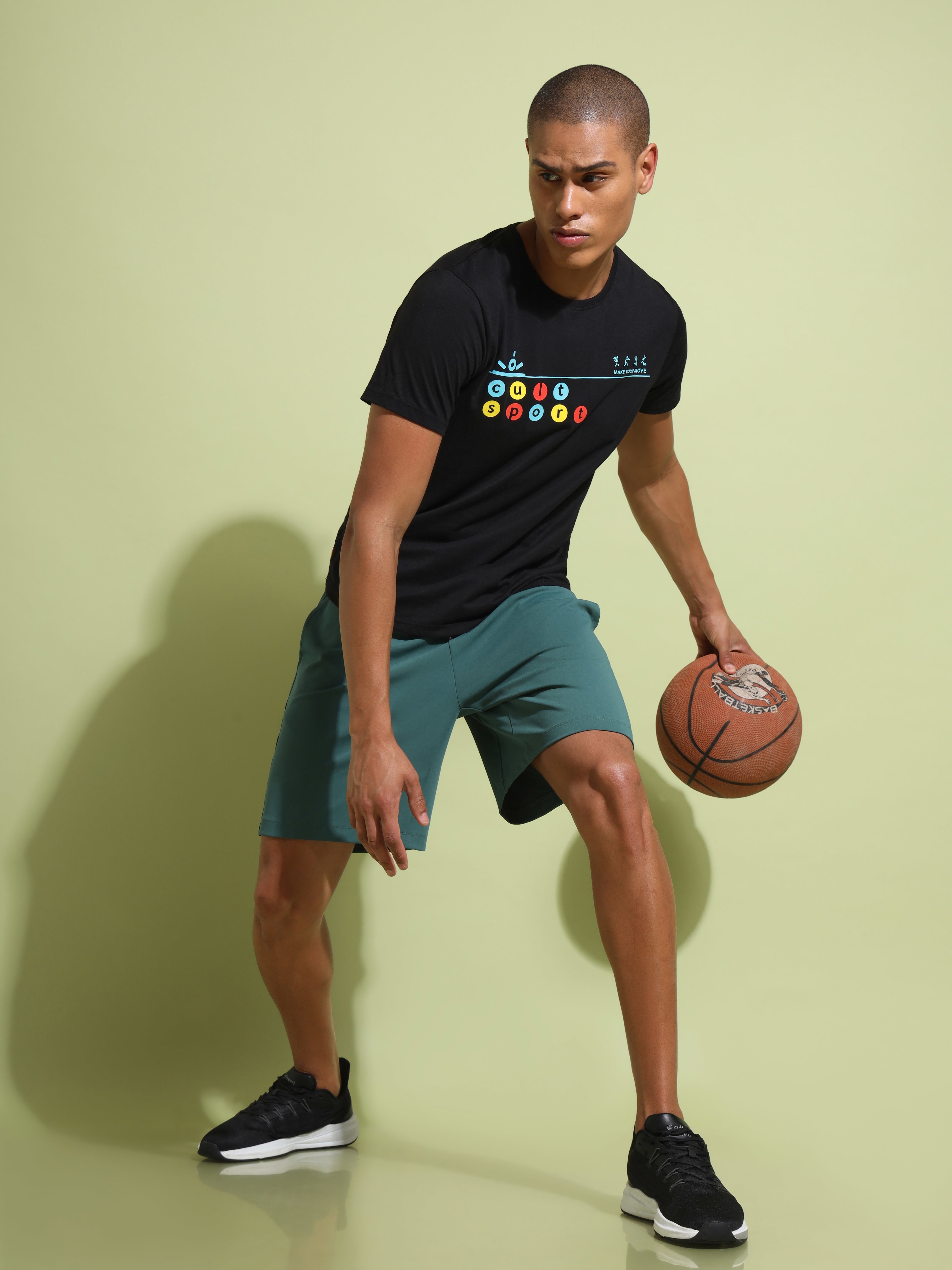 Active Workout Shorts with Side Pockets