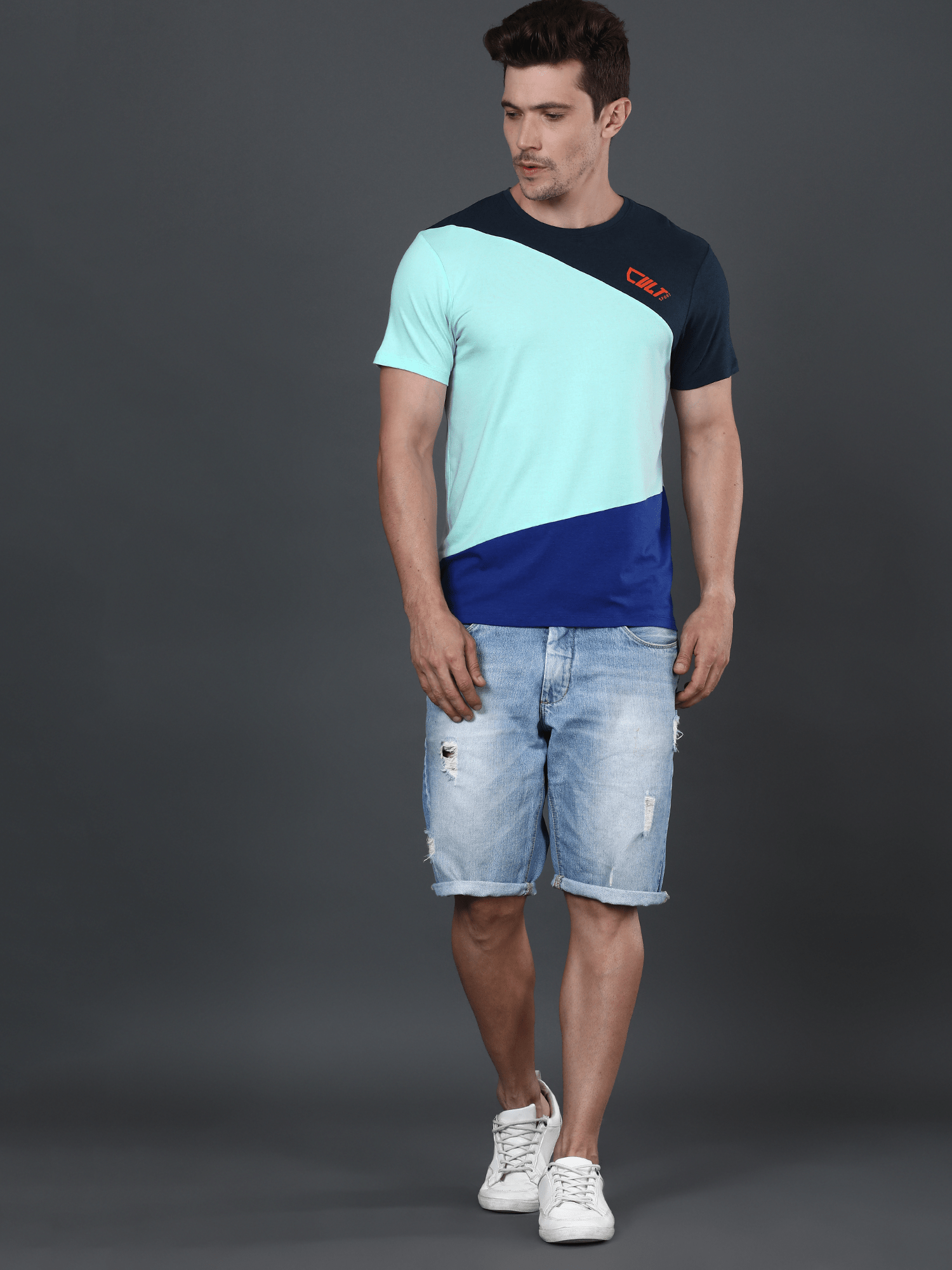 Bamboo Cozy Ice Blue Casual Tee