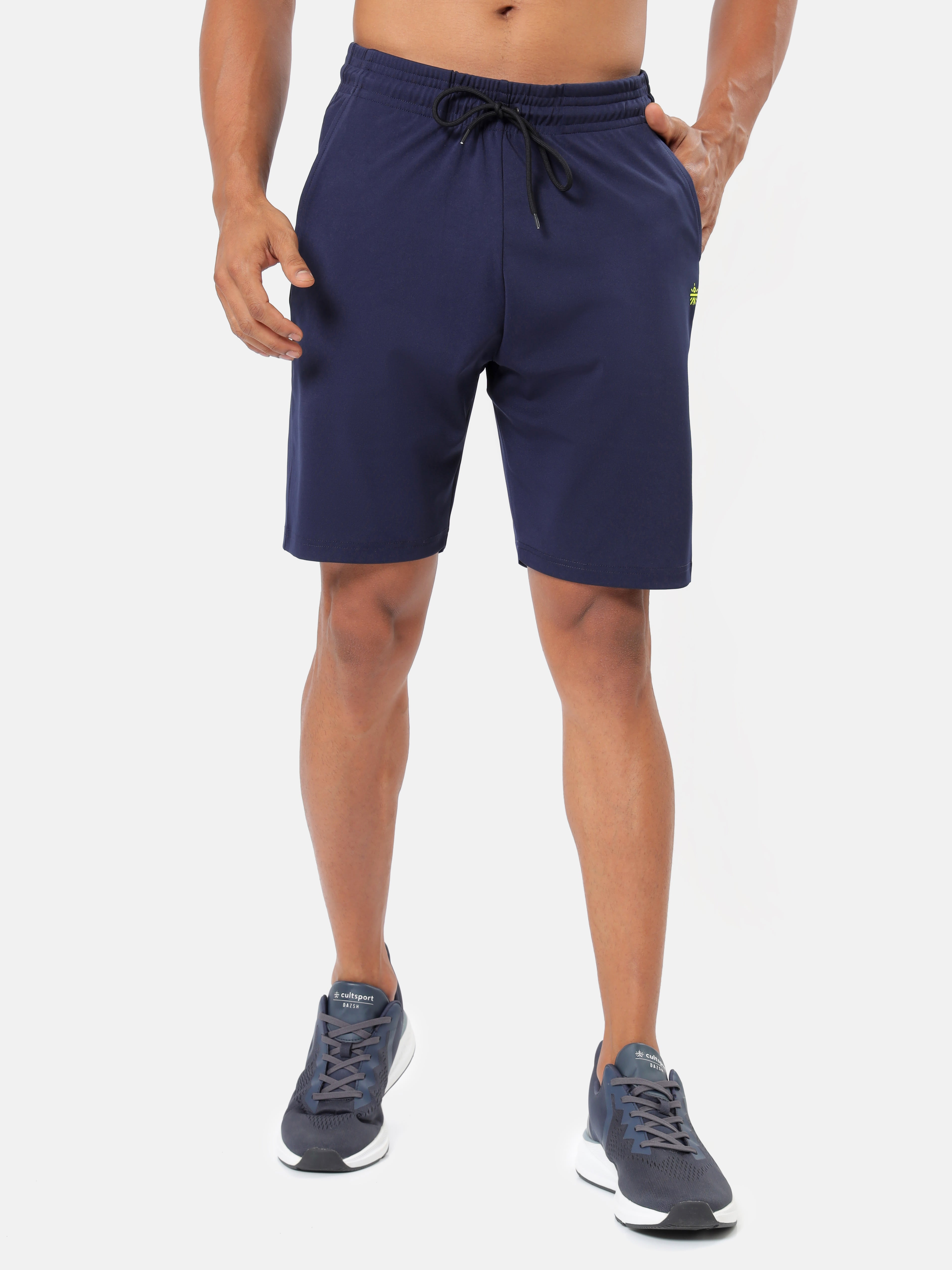 Solid Workout Shorts Pack of 2