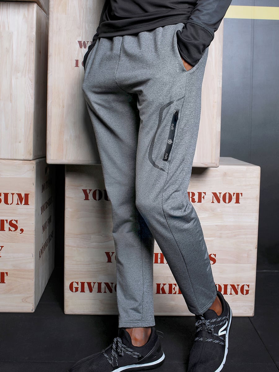Men Vital Tapered Grey Tracks