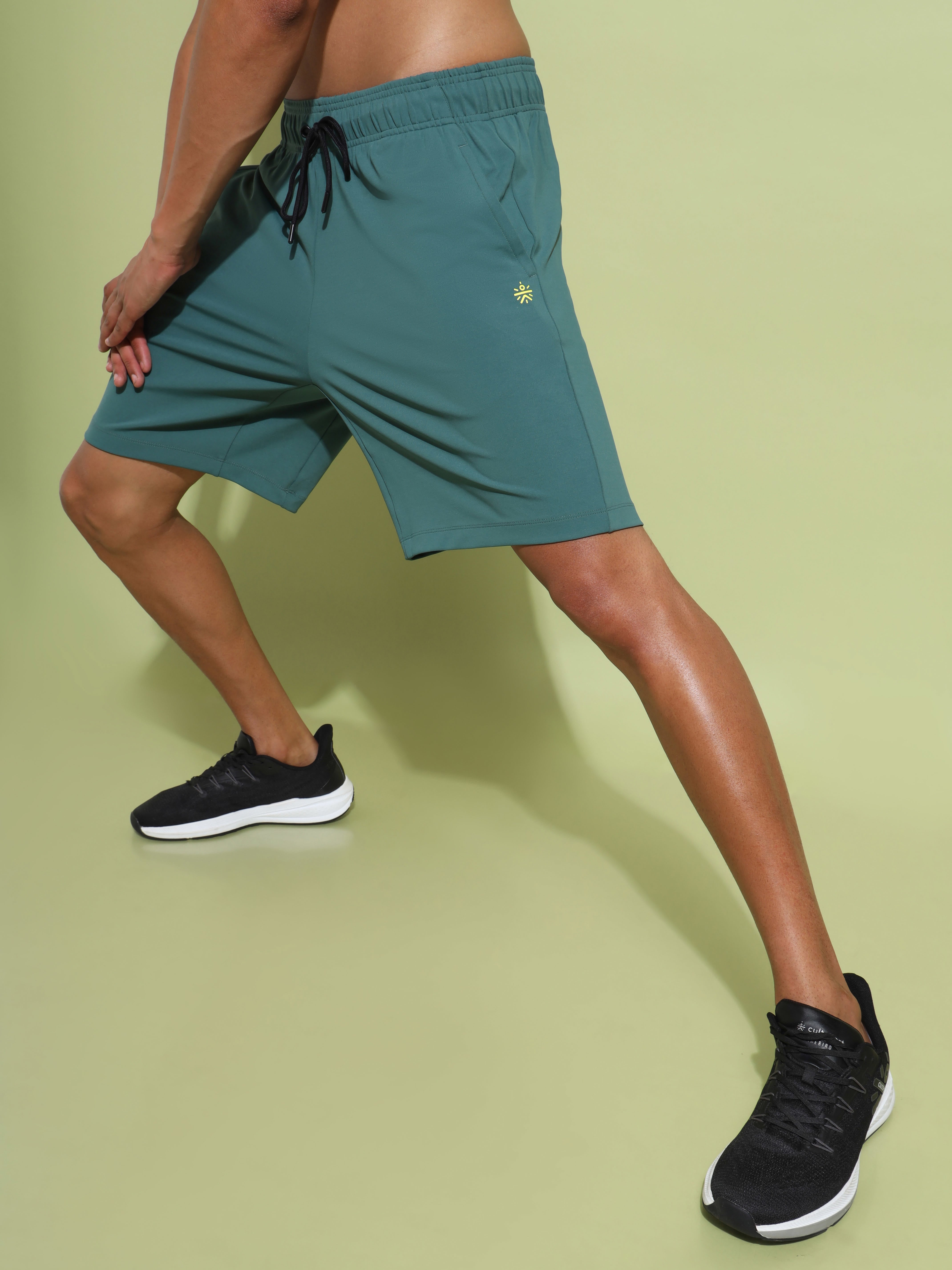 Active Workout Shorts with Side Pockets