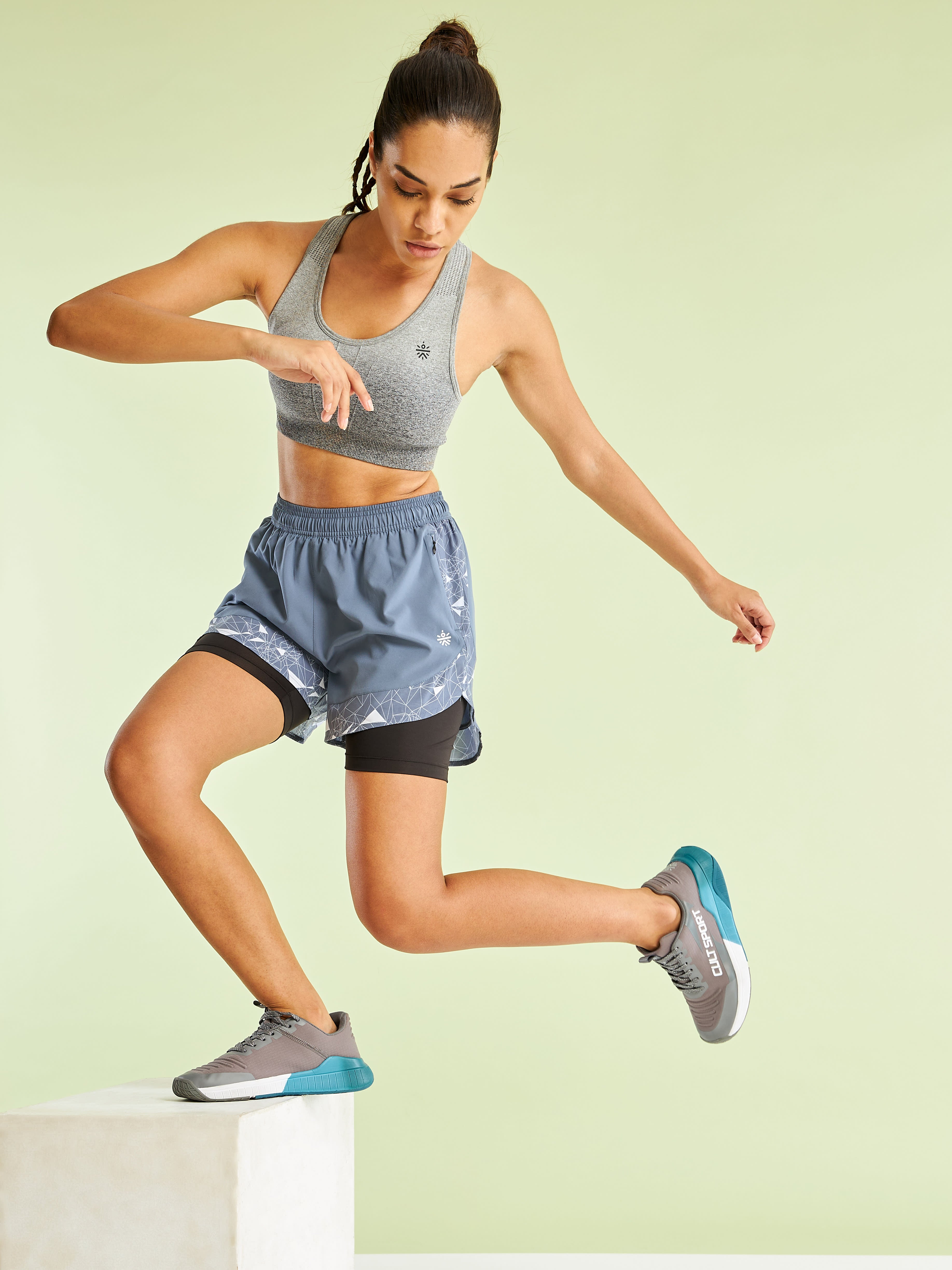 Running Shorts with Inner Tights