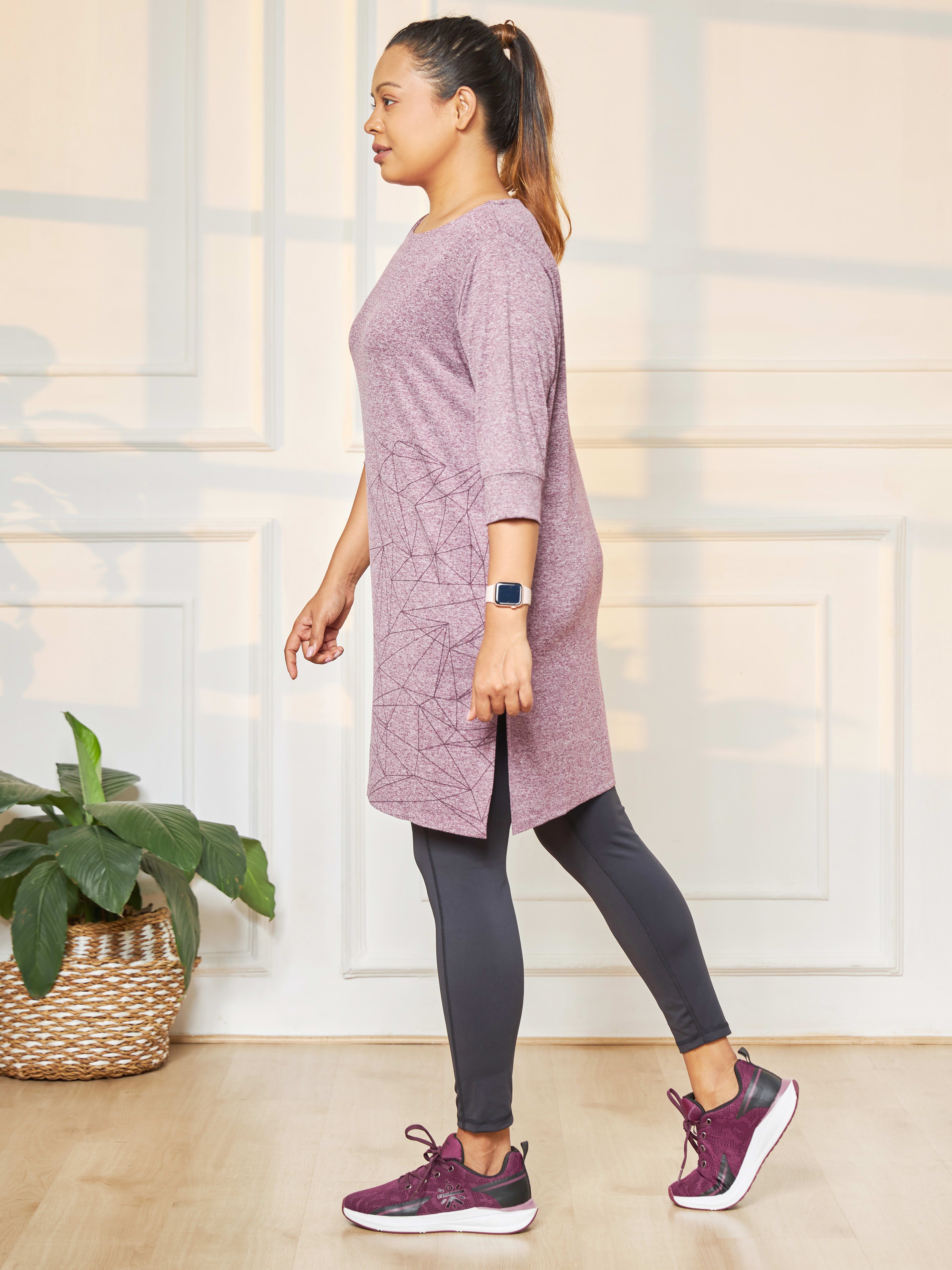 Printed Activ-Kurti with Side Pocket