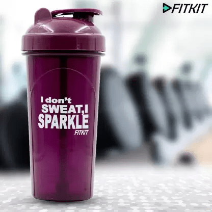 Fitkit FKSB09 Classic 700 ml Shaker (Pack of 1, Purple)