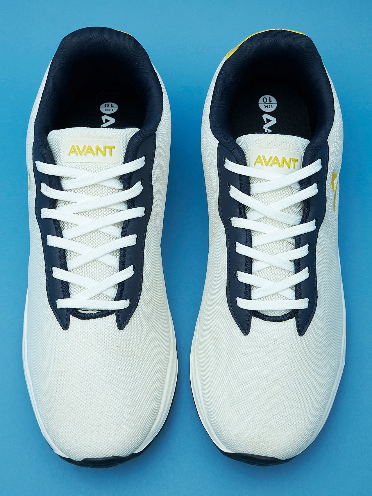 Avant Men's Mach Walking Shoes-White/Navy