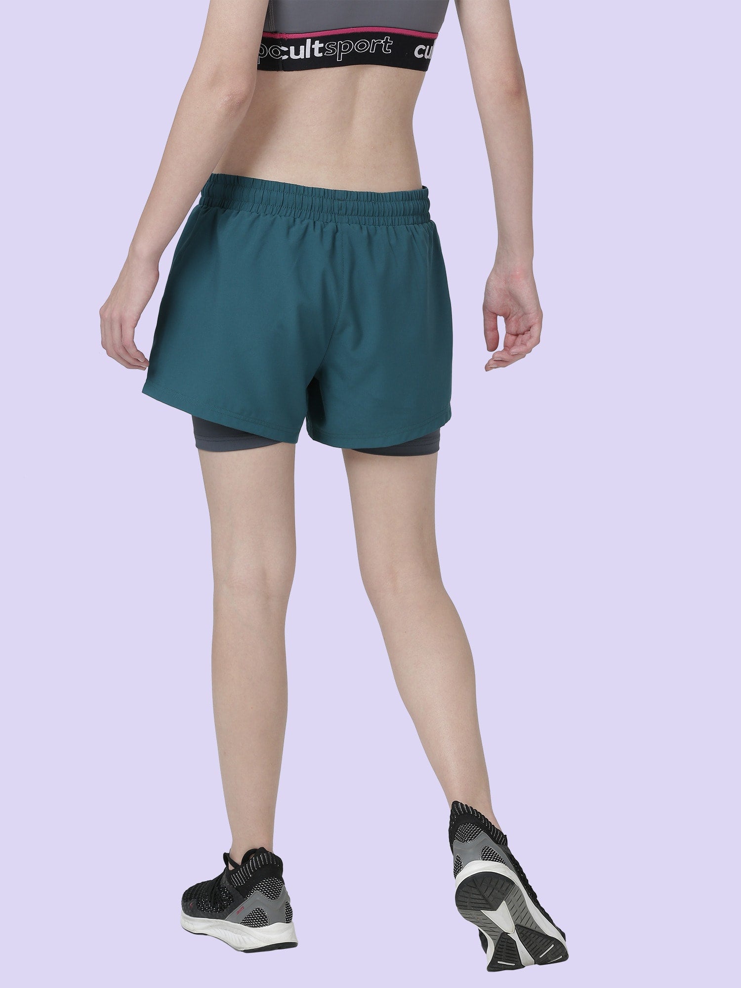 Vital Finish Green Gym Shorts