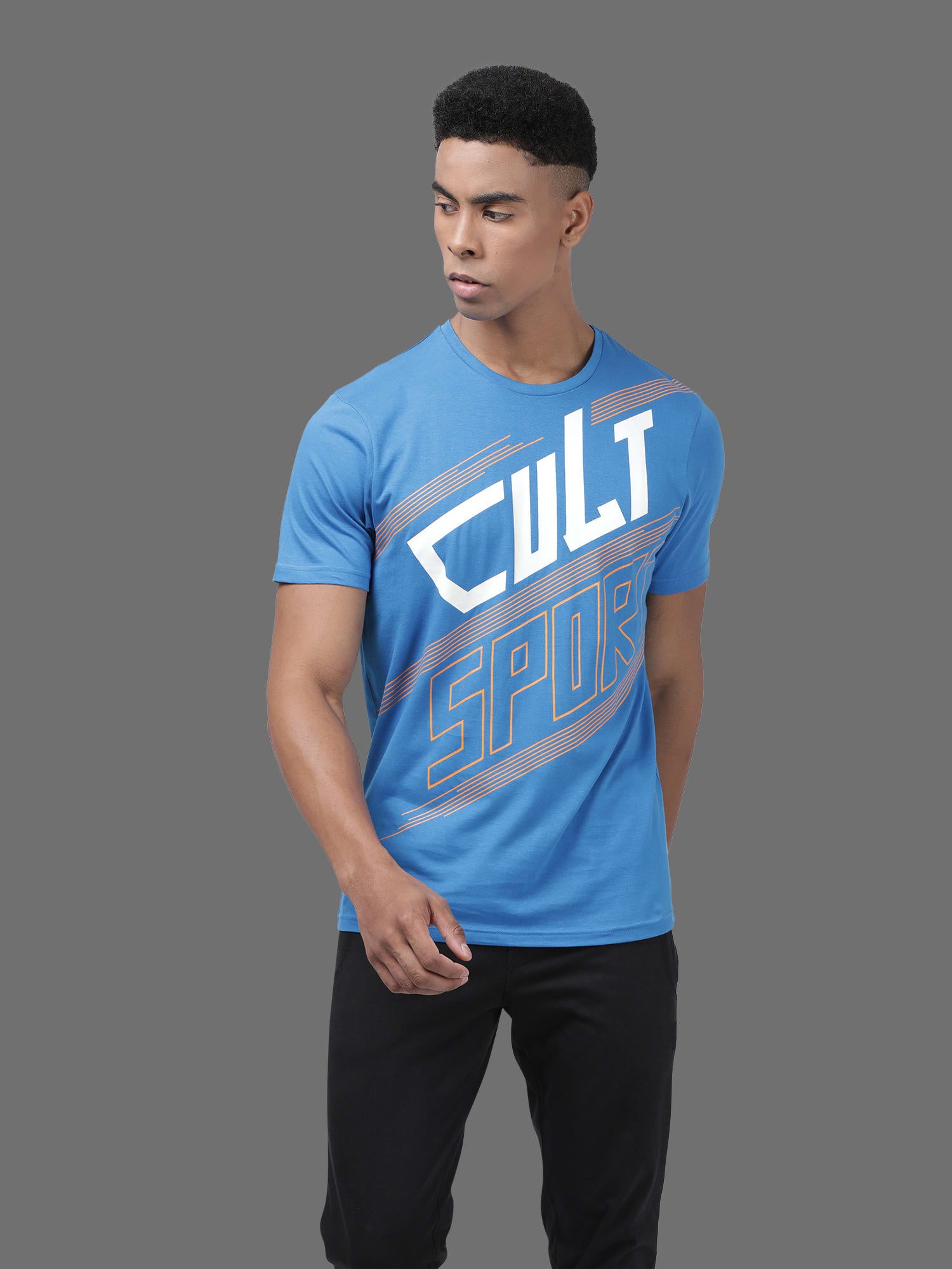 Everydays Swift Bright Blue Cotton Tee