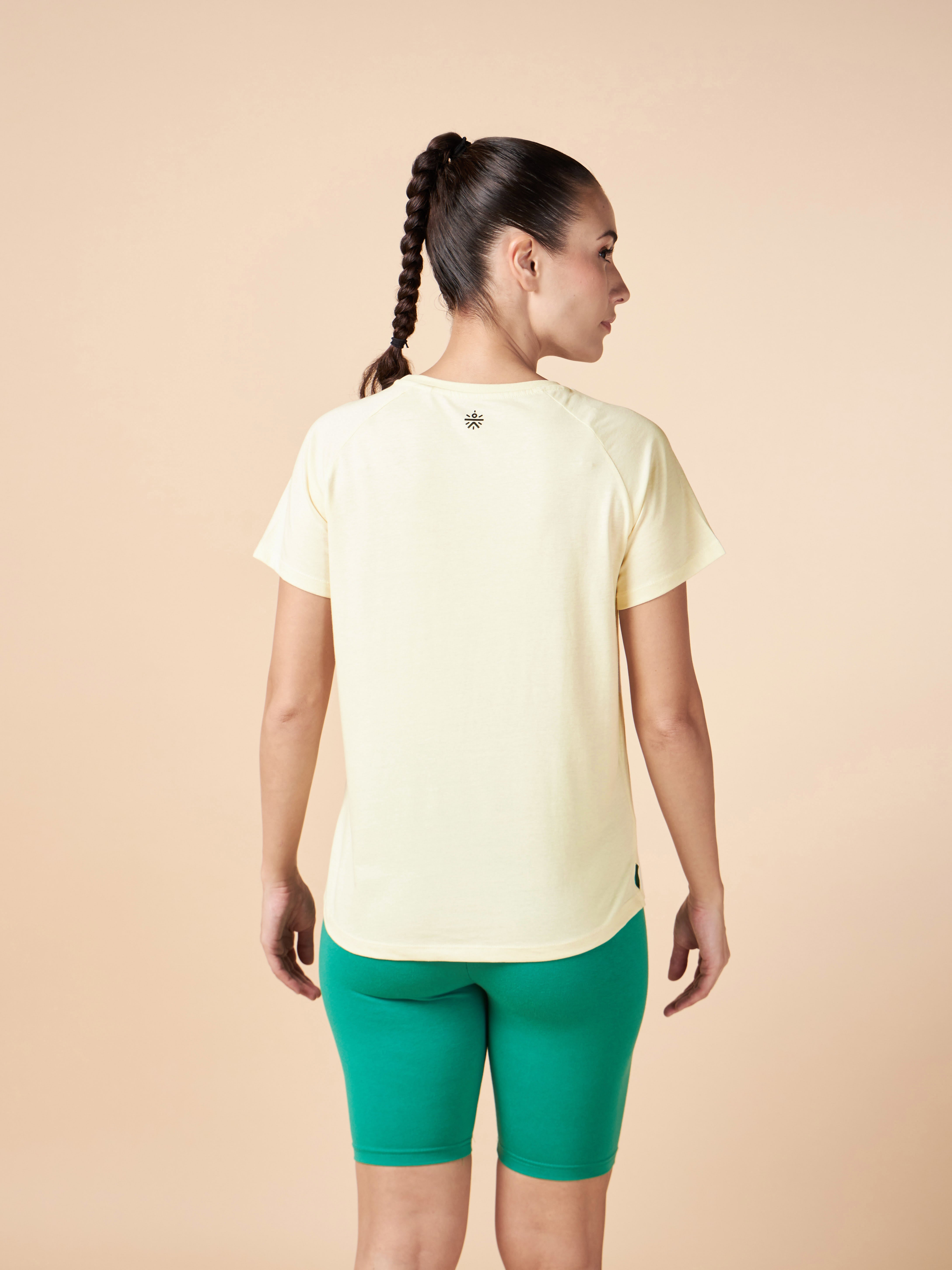 Zen Garden Motif Yoga T-shirt