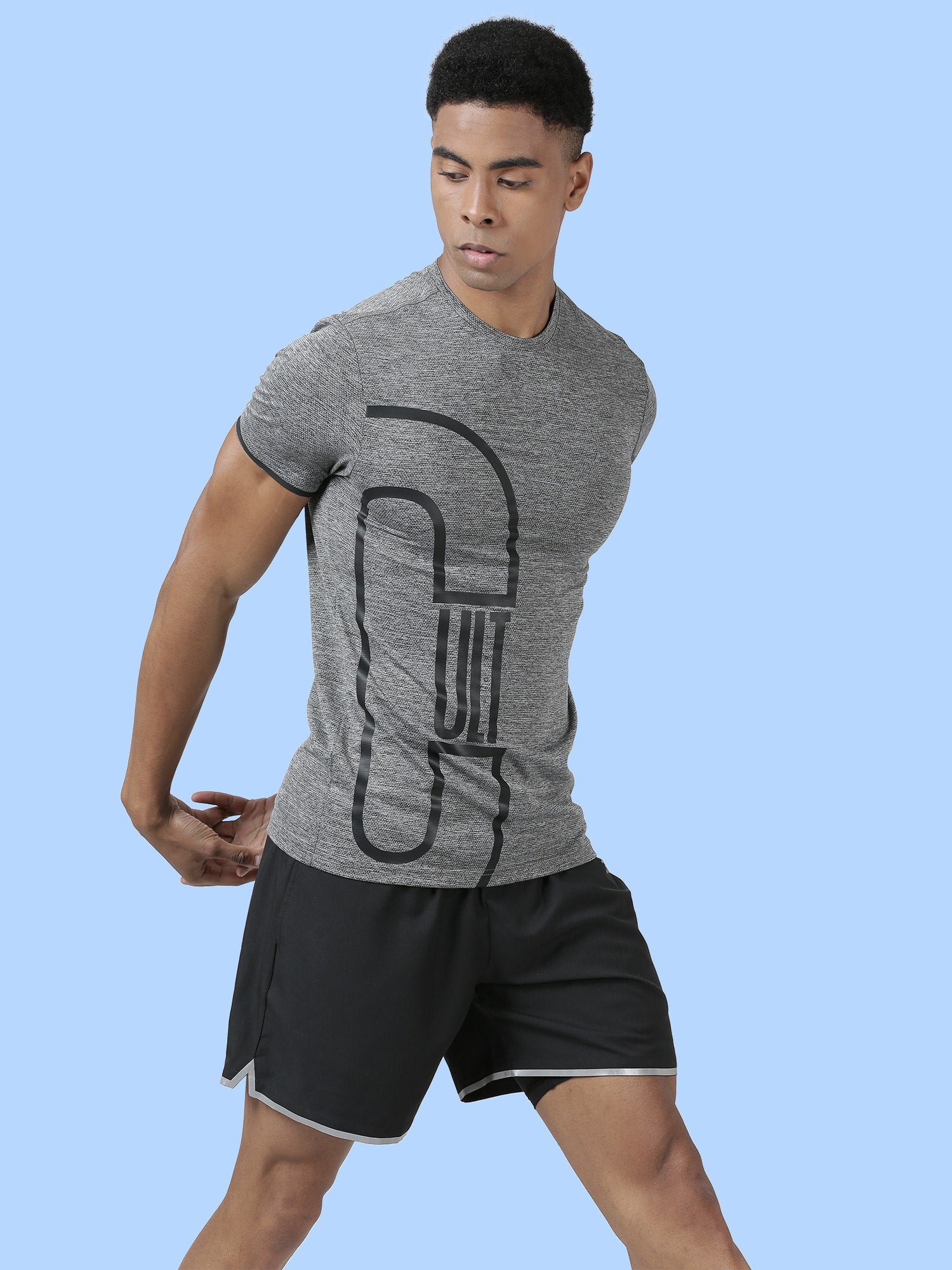 Blakout Insignia Grey Slim Tee