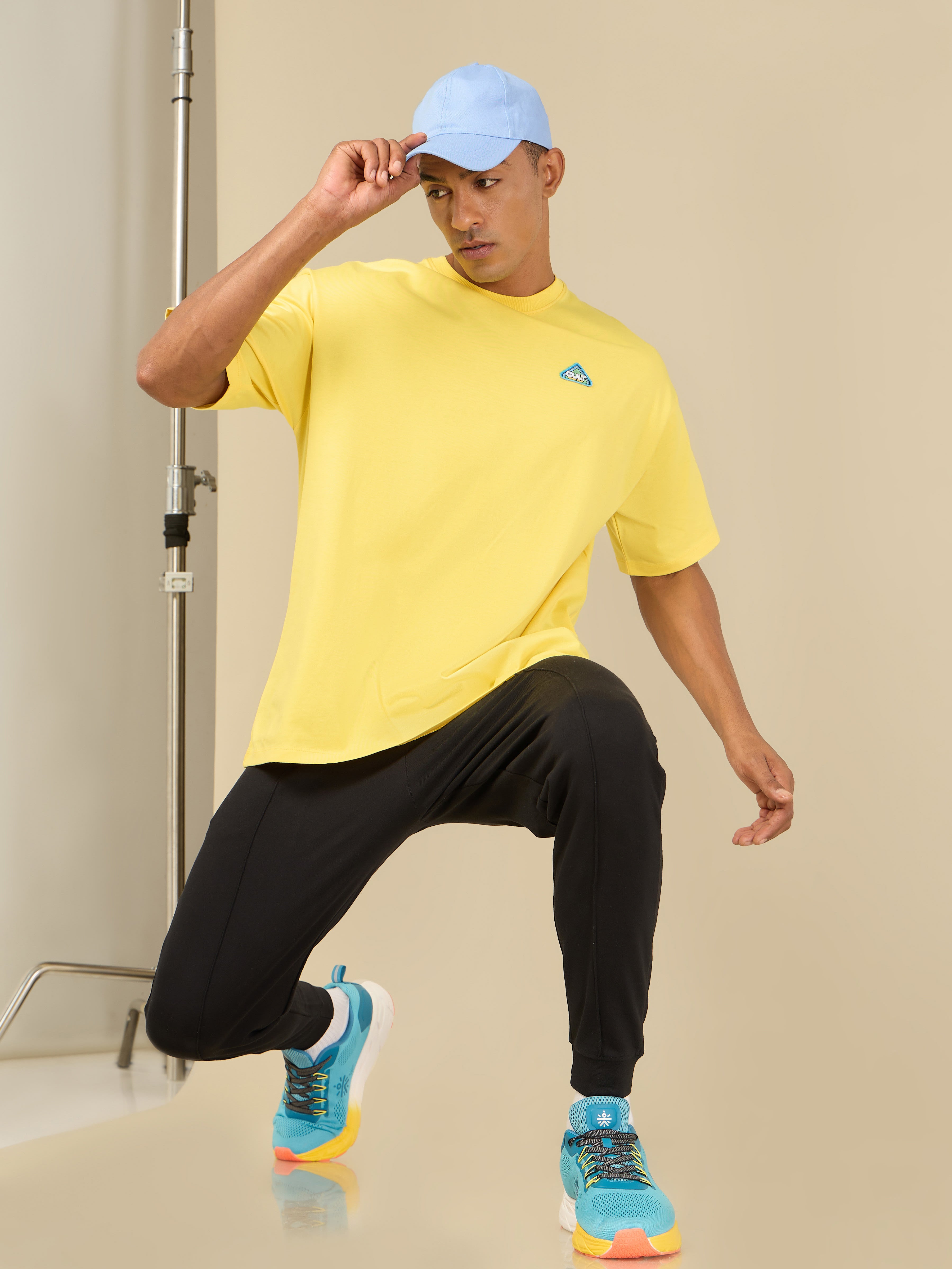 Men Yellow Cult Club Fan T-shirt