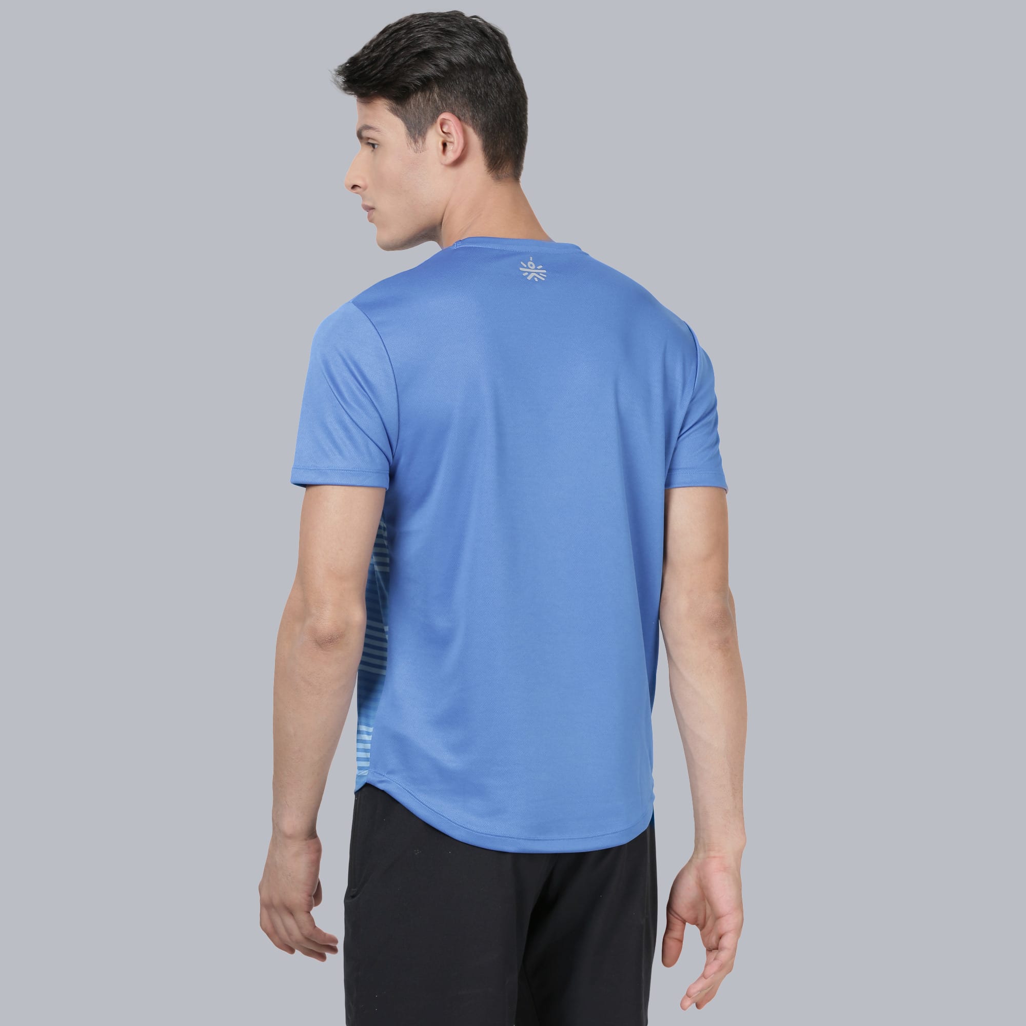 Neo Stripe Blue Running Tee