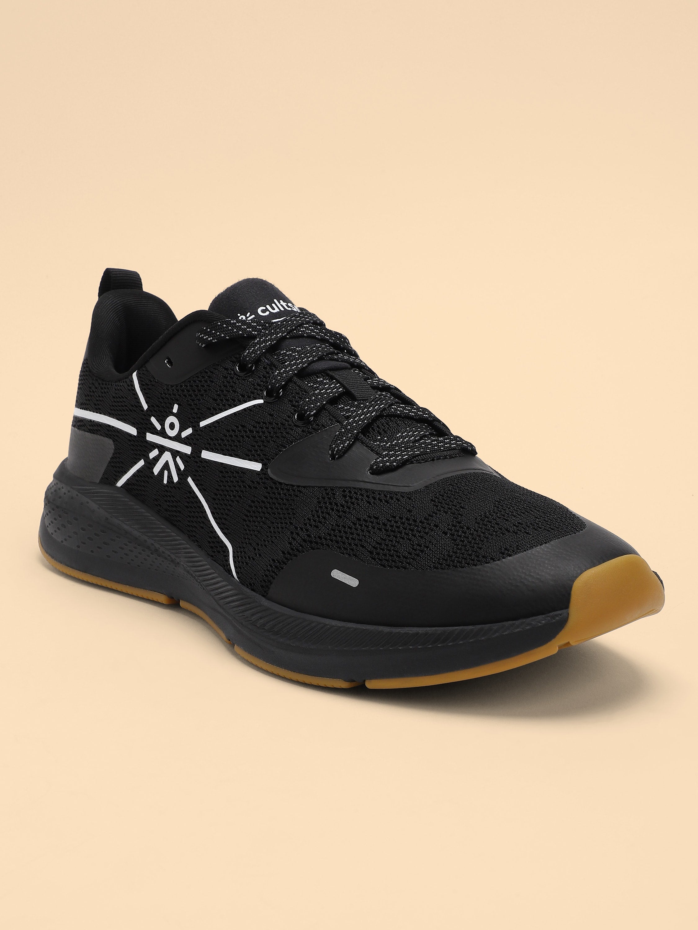cult Flomo Men Running Shoes - Black/Mustard