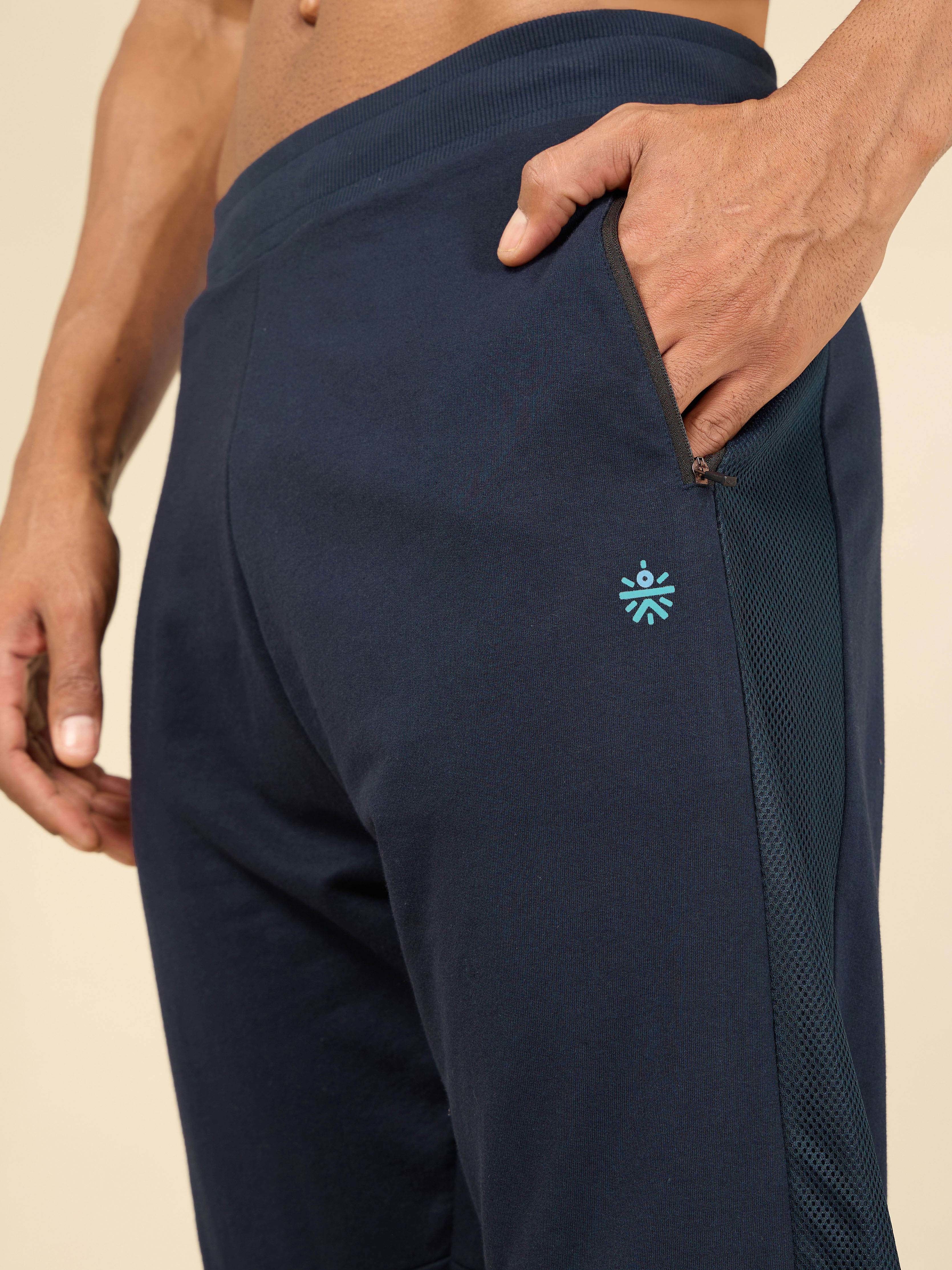 Men Navy Power Joggers