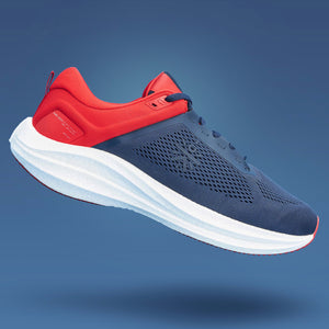 cult Versa Pulse Men Running Shoes - Navy/Red