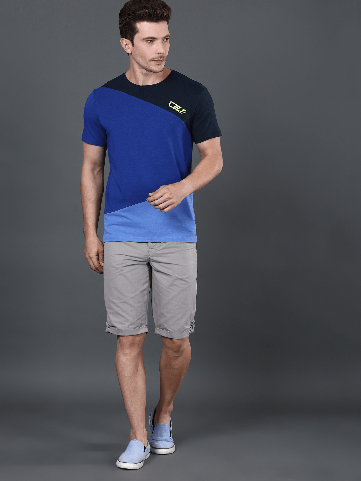 Bamboo Cozy Blue Casual Tee