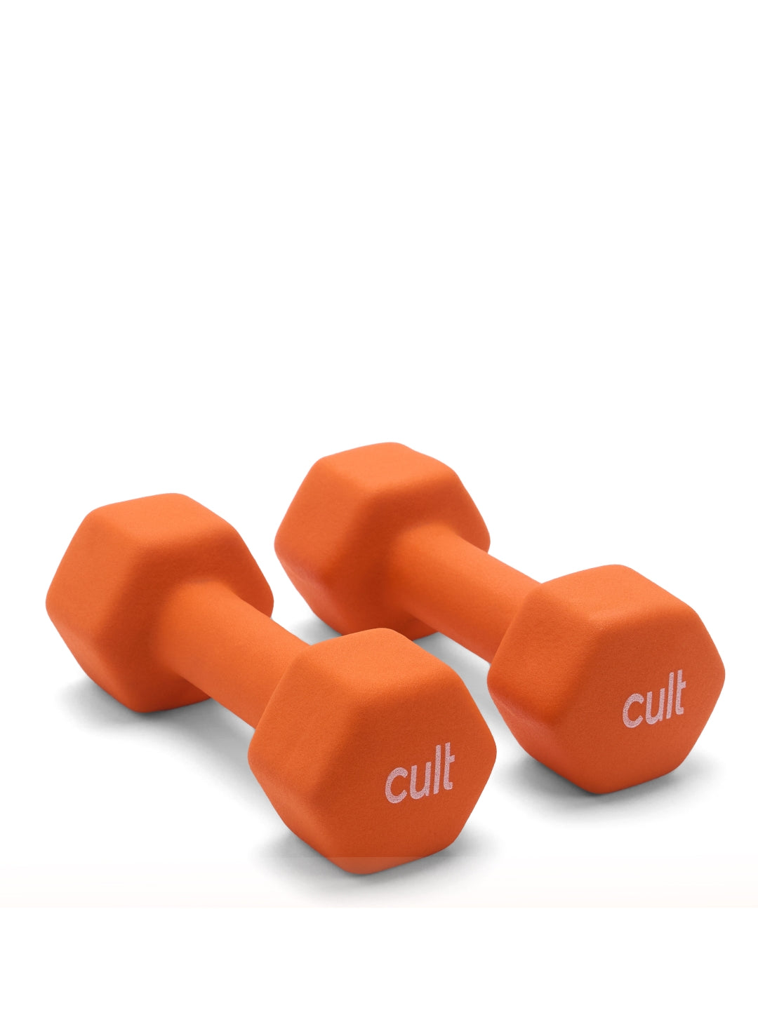 Cult 3KGx2 Neoprene Dumbbells For Home & Gym Exercises (Orange)