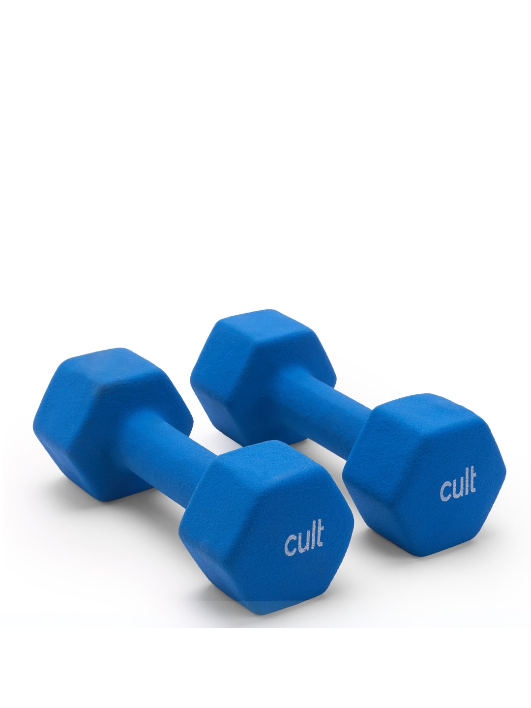 Cult 5KGx2 Neoprene Dumbbells For Home & Gym Exercises (Blue)