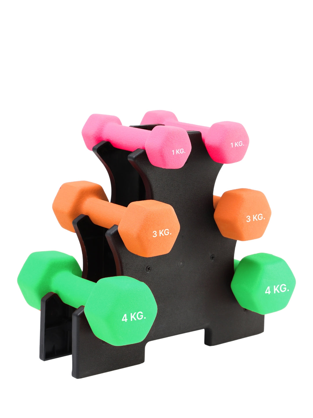 Buy Cult Neoprene Dumbbells Combo for Home Gym Exercise (1kg 3kg