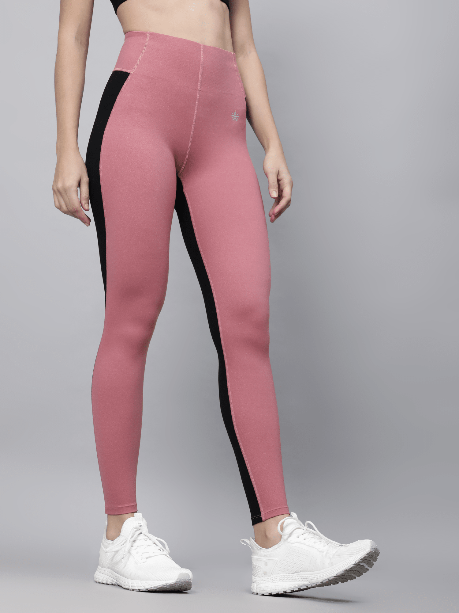 AbsoluteFit Enhance Black+Rose Workout Leggings