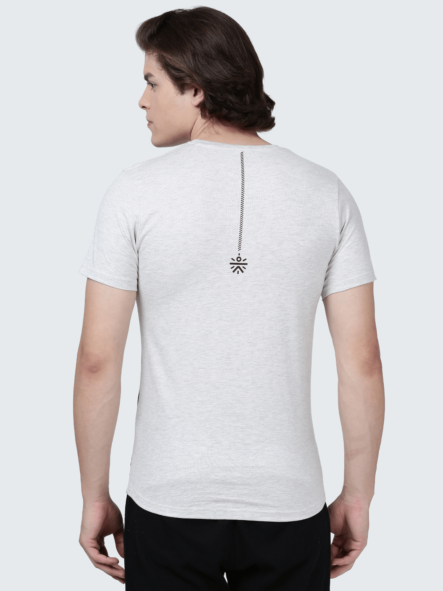 Signature CULT  Ecru melange Workout Tee