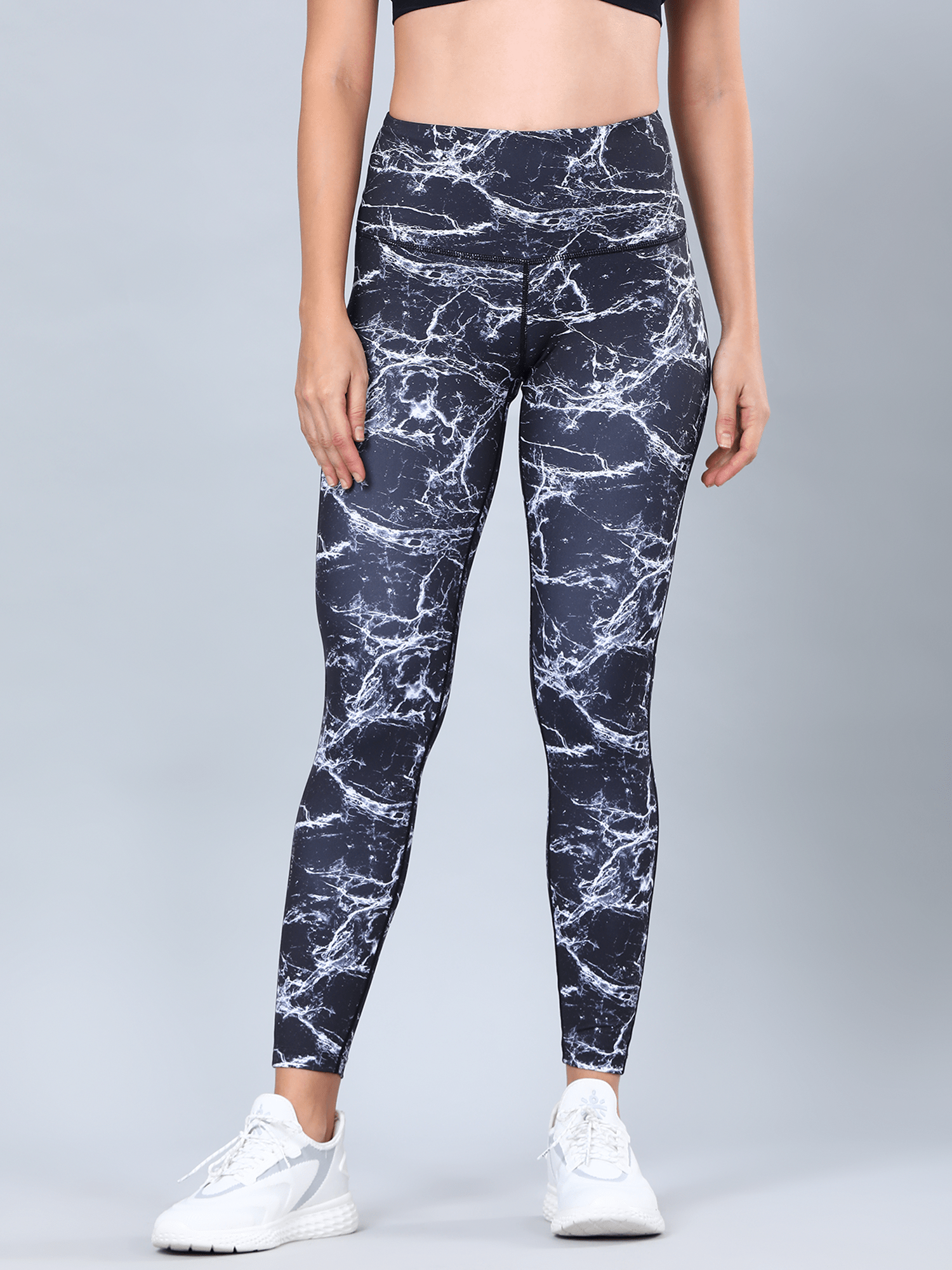 AbsoluteFit Black Marble Workout Leggings