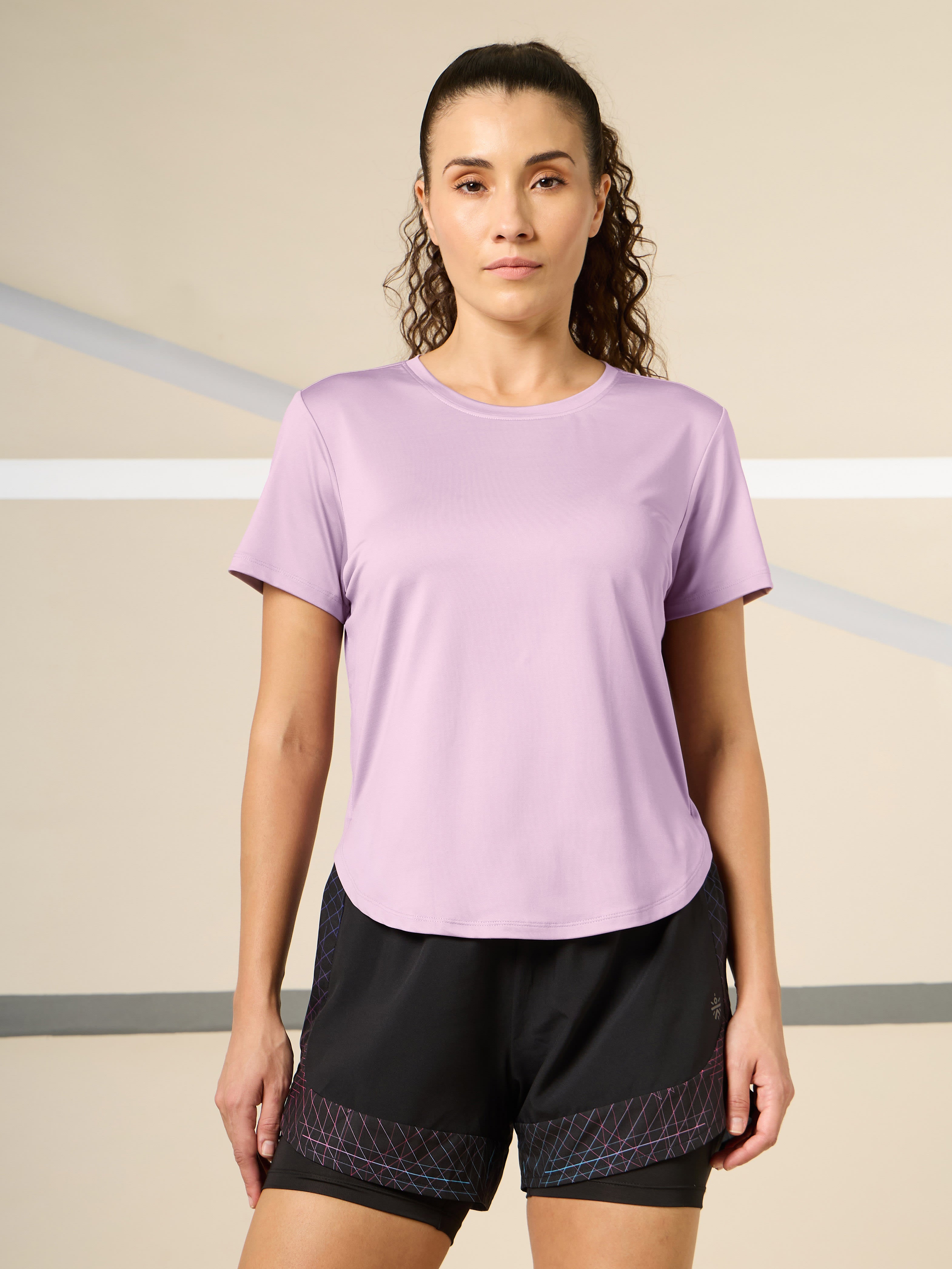 Round Hem Full Range T-shirt
