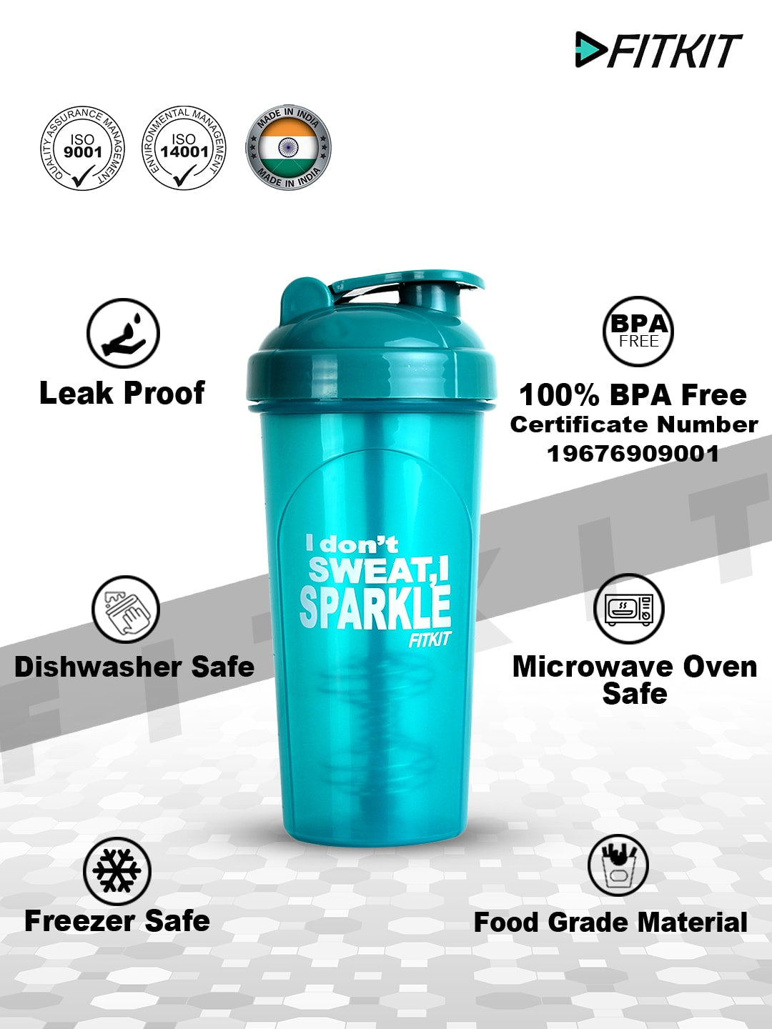 Classic 700 ml Shaker (Pack of 1, Teal)