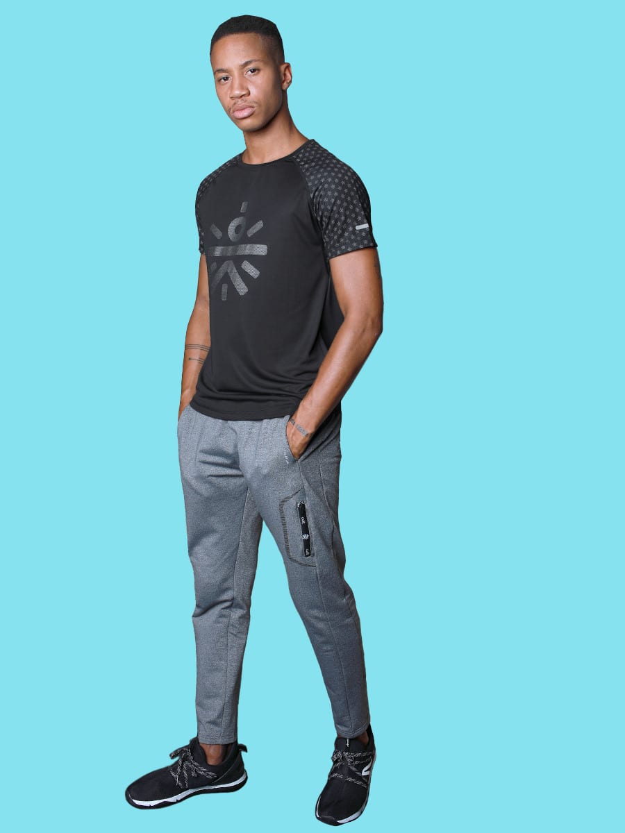 Men Insignia Black Training Tee