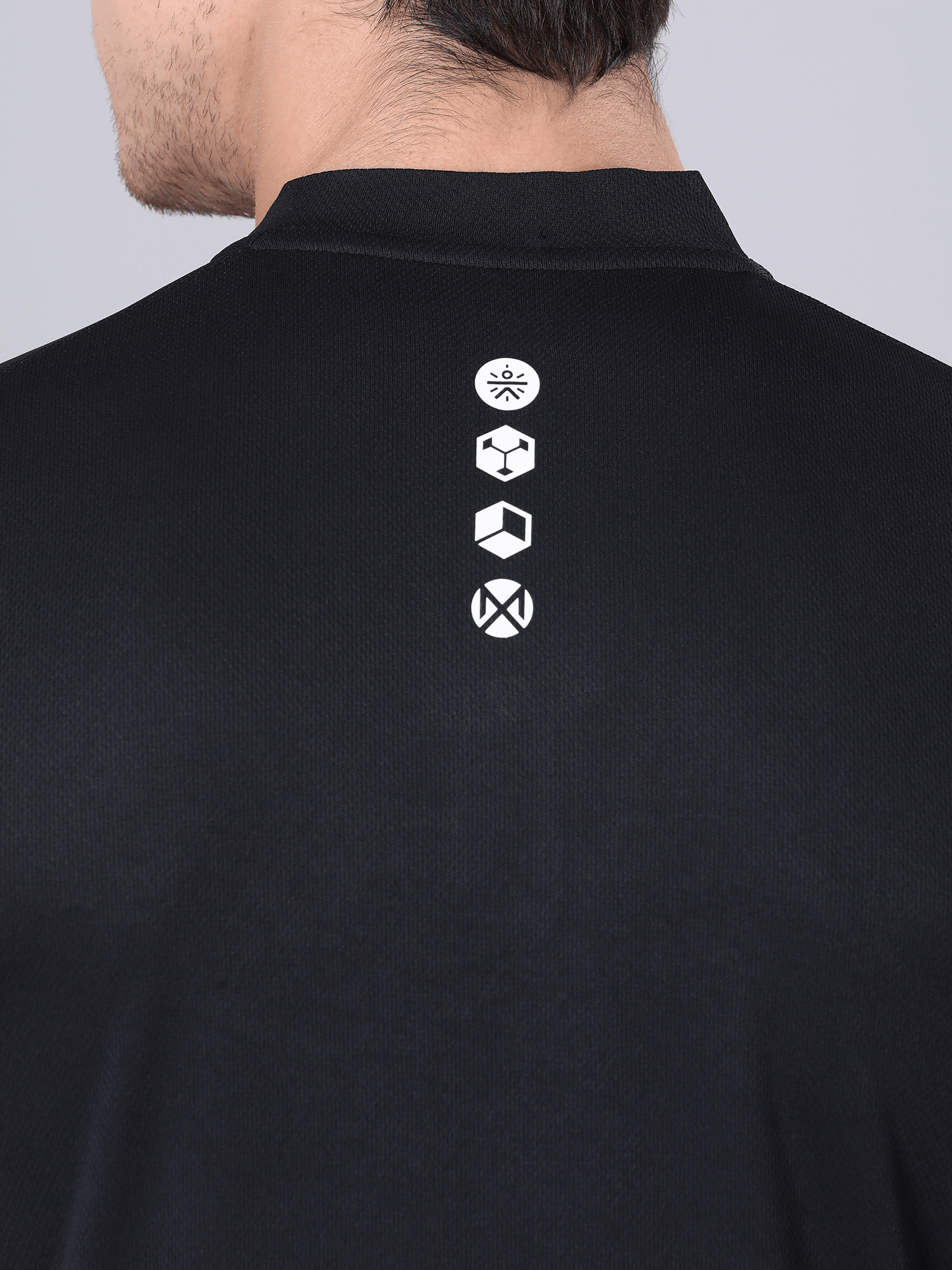 Vital Scheme Black Workout Tee