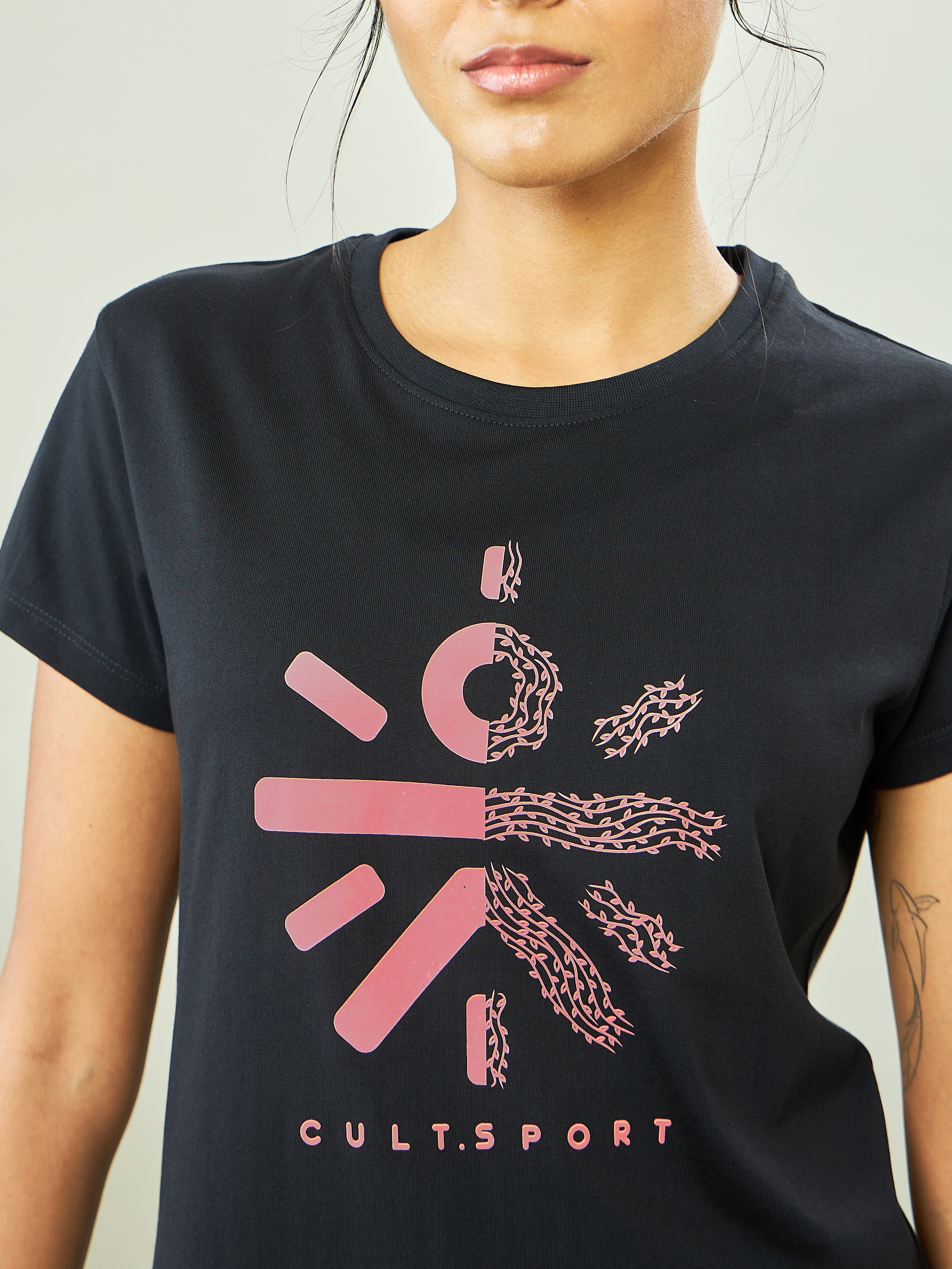 Graphic Logo Print Training T-shirt