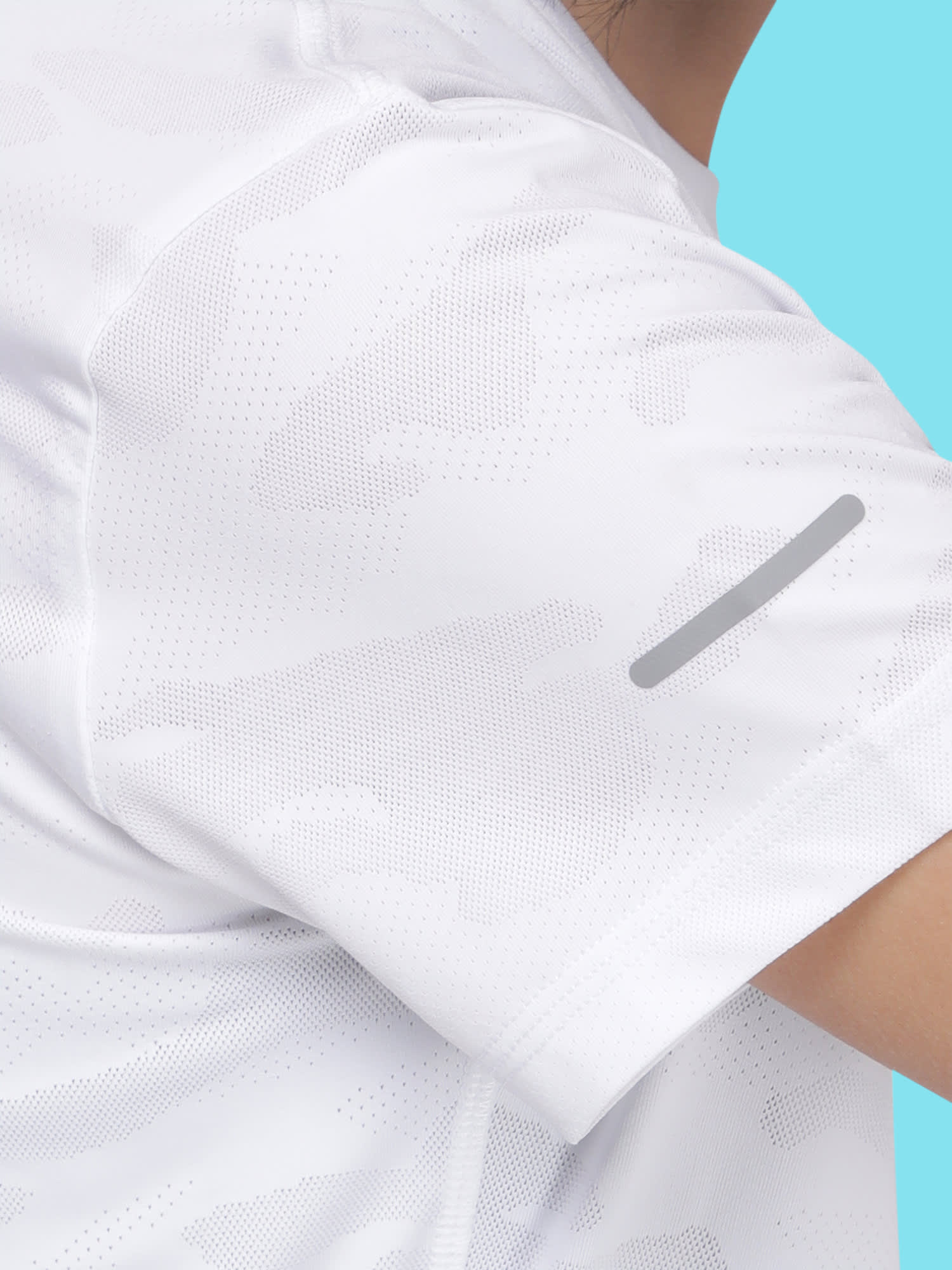 Vital Air White Camo Running Relaxed Tee