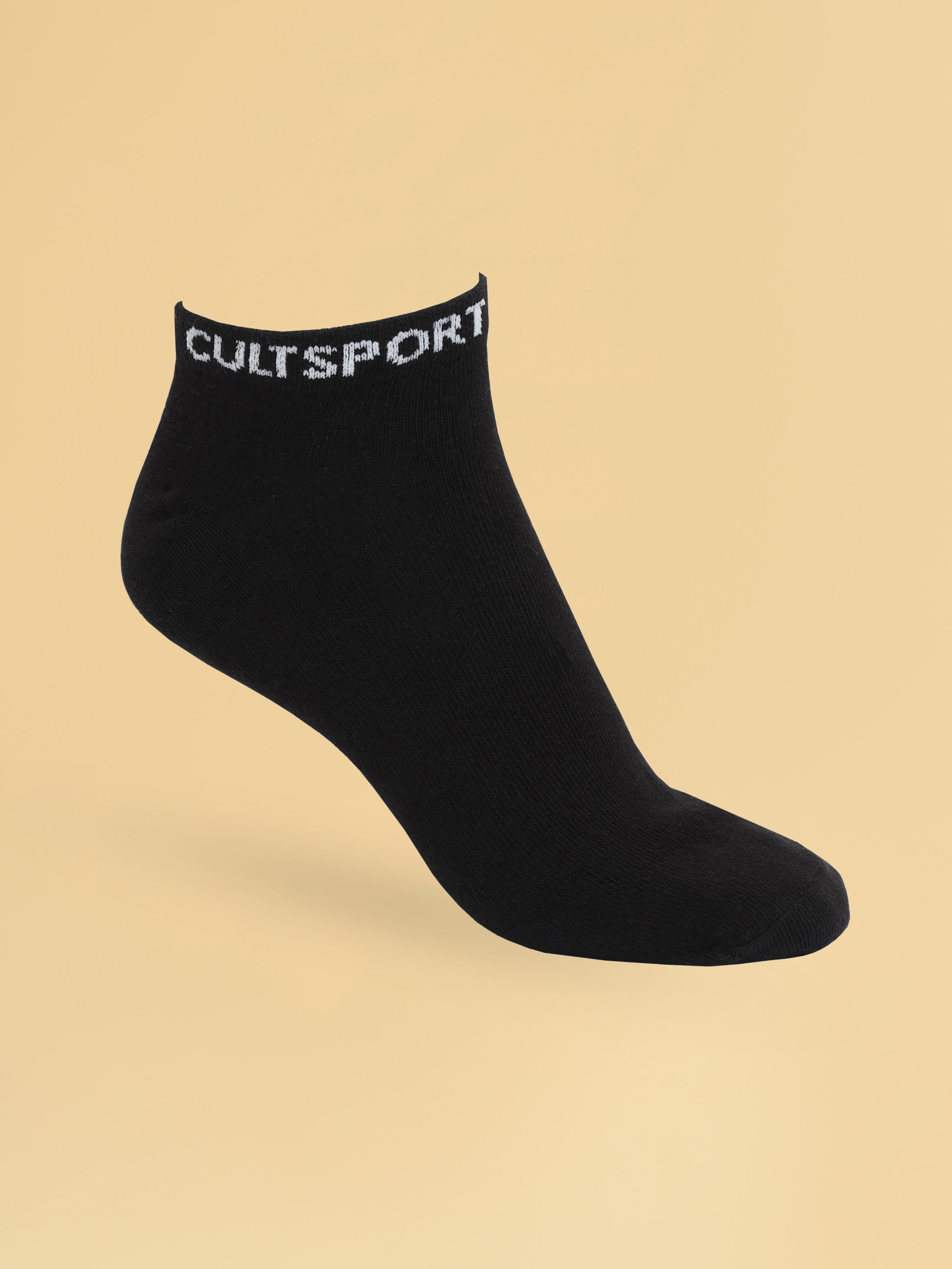 Casual Low Ankle Length Cotton Pack of 3 Black,White & Grey Men's Socks