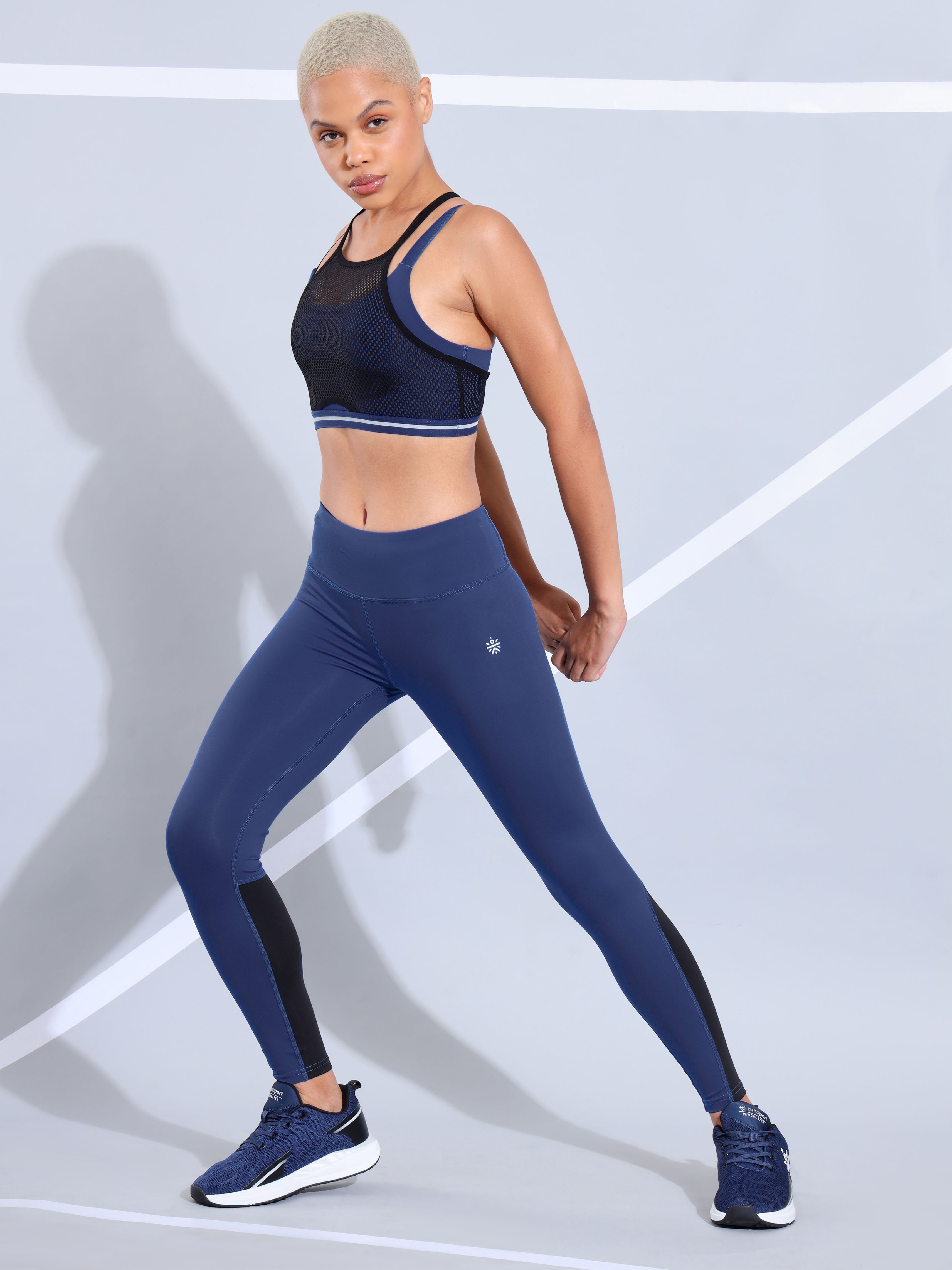 Cleo High Impact Layered Mesh Sports Bra